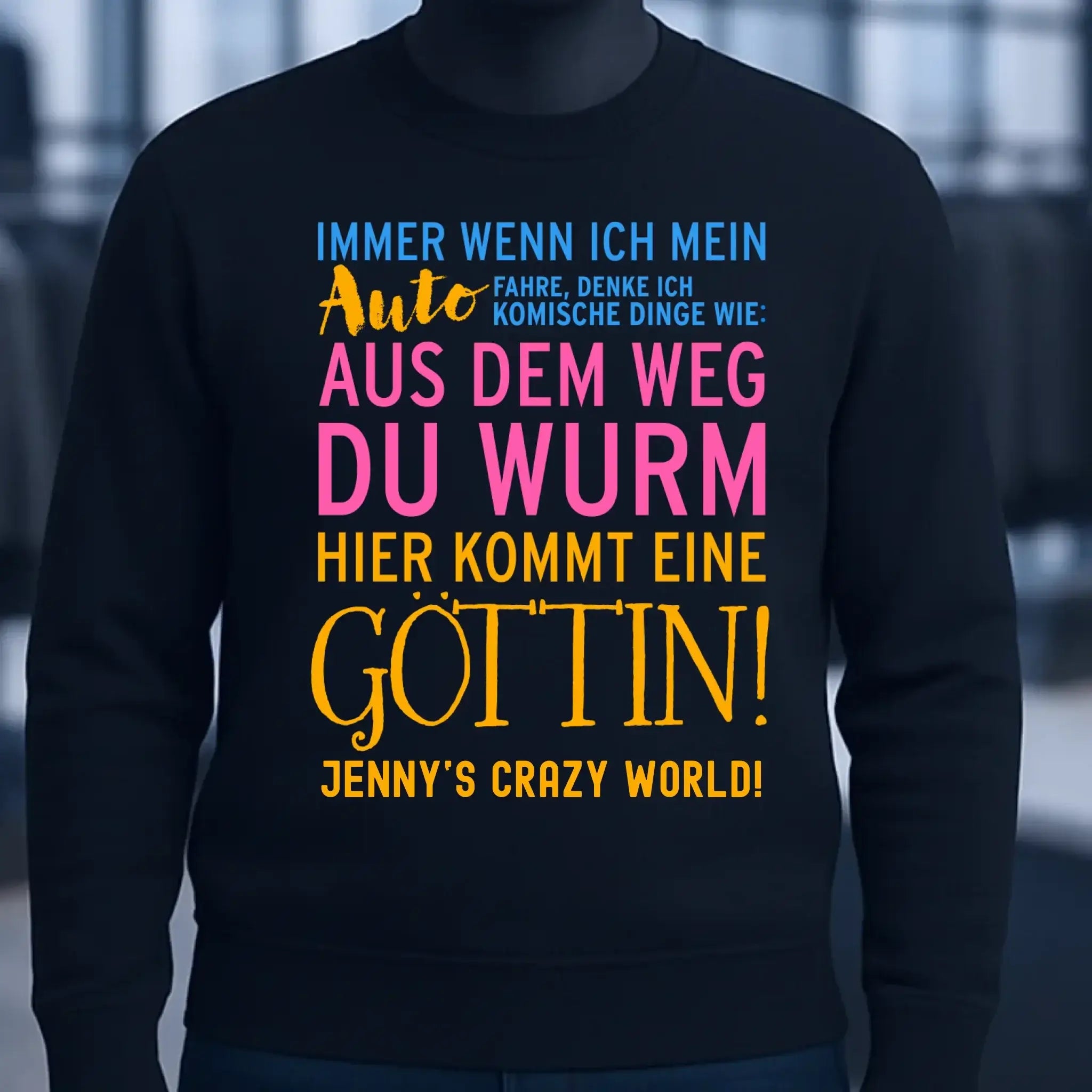 8in1-Kollektion: Immer wenn ich Auto + Wunschtext • Göttin • personalisiert • diverse Artikel