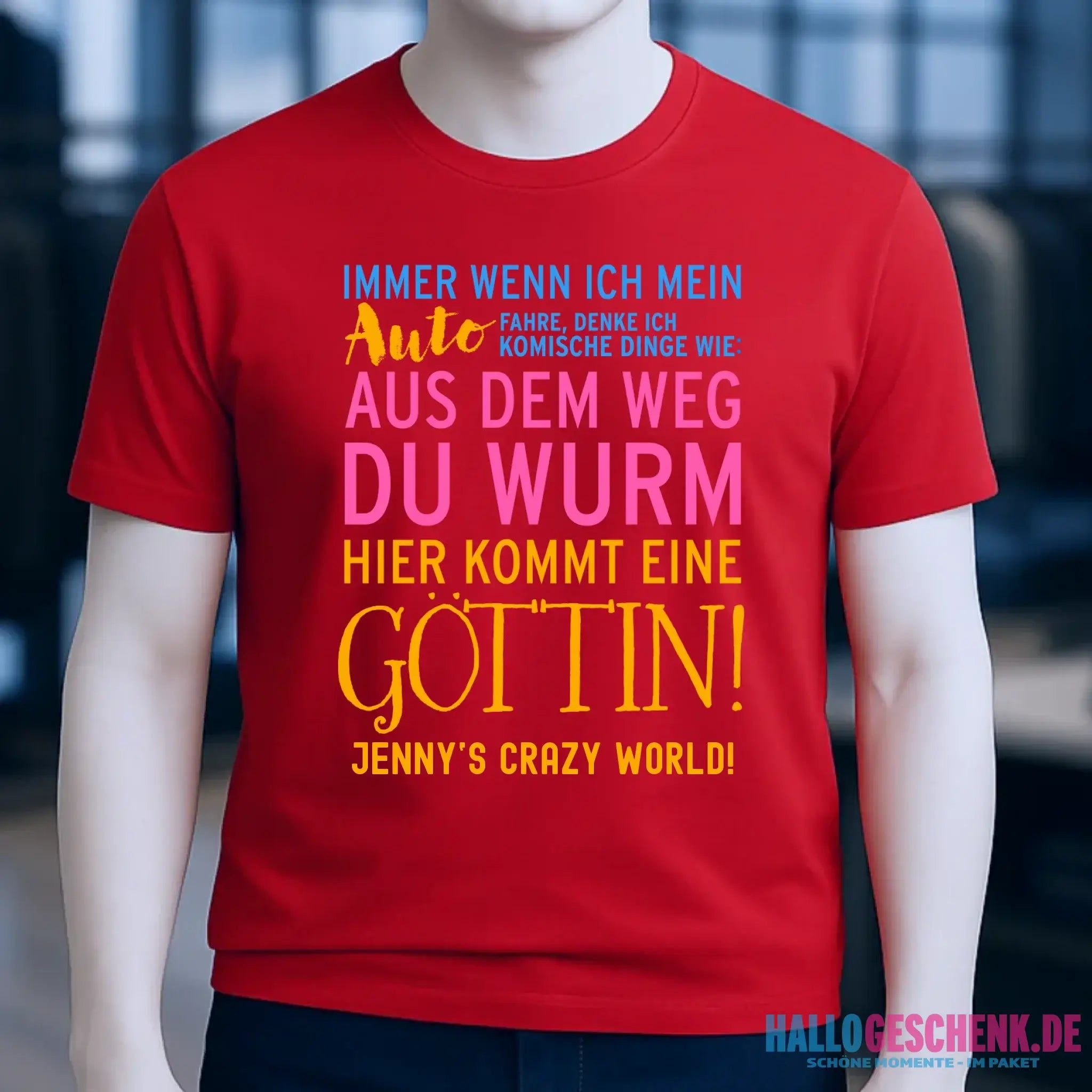 8in1-Kollektion: Immer wenn ich Auto + Wunschtext • Göttin • personalisiert • diverse Artikel