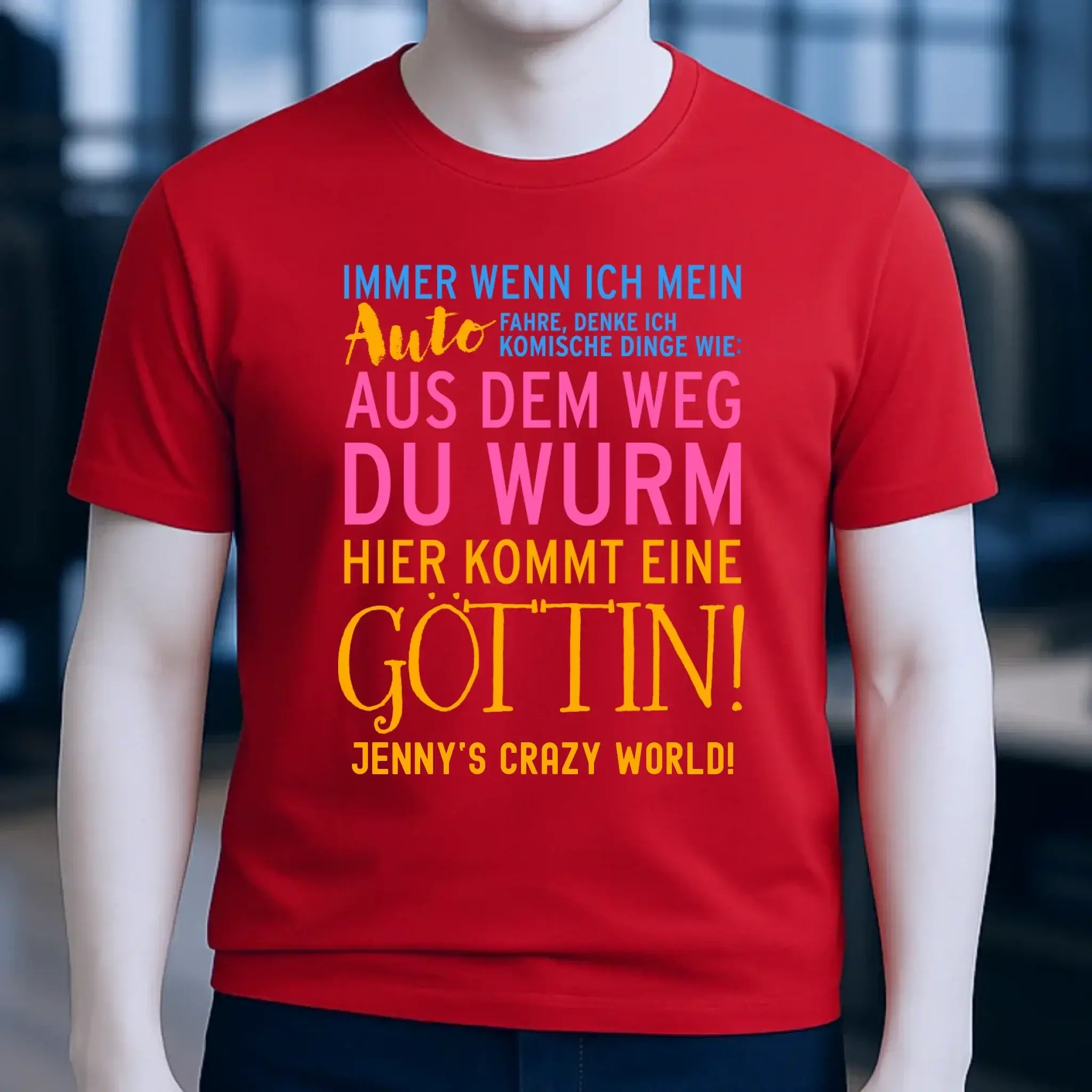 8in1-Kollektion: Immer wenn ich Auto + Wunschtext • Göttin • personalisiert • diverse Artikel