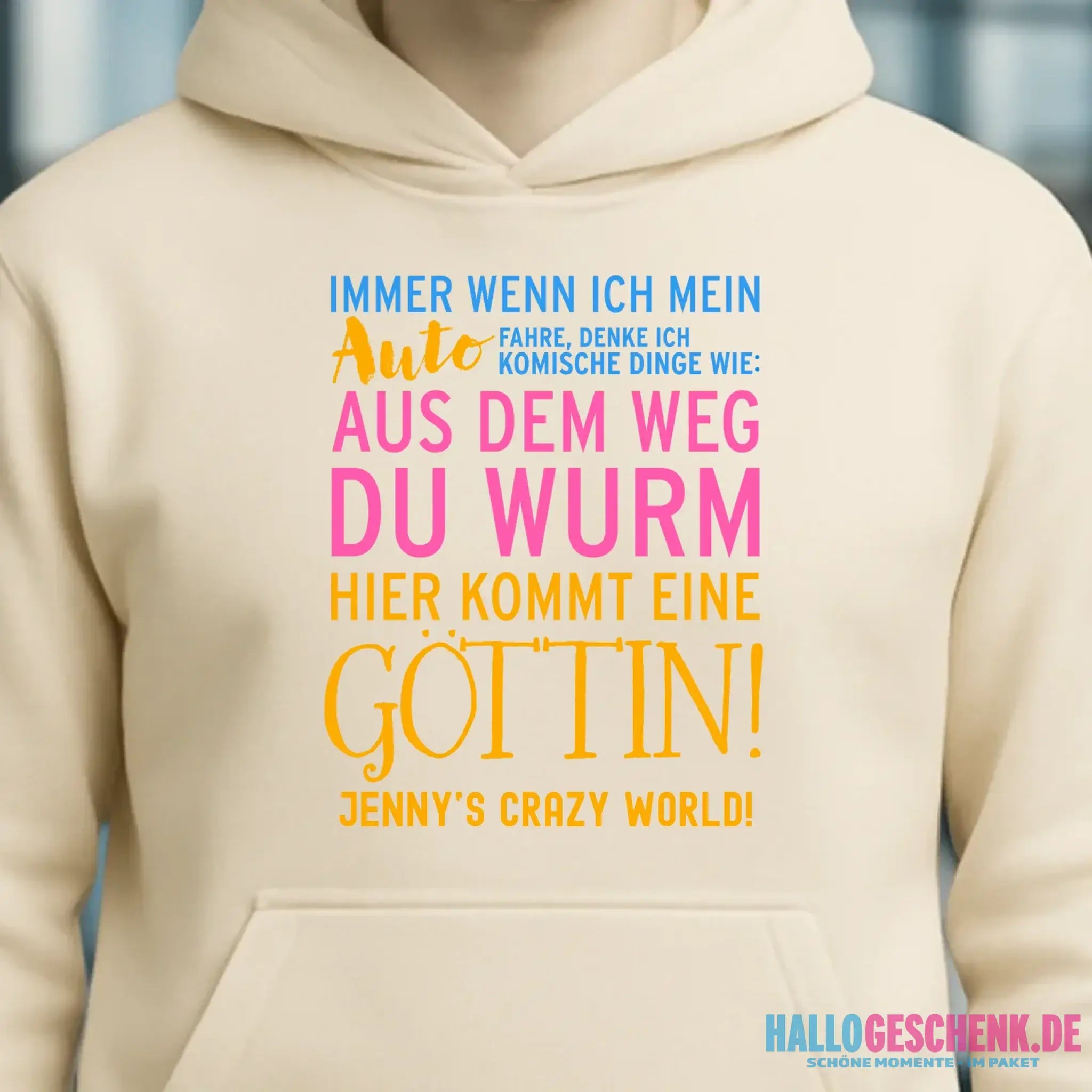 8in1-Kollektion: Immer wenn ich Auto + Wunschtext • Göttin • personalisiert • diverse Artikel