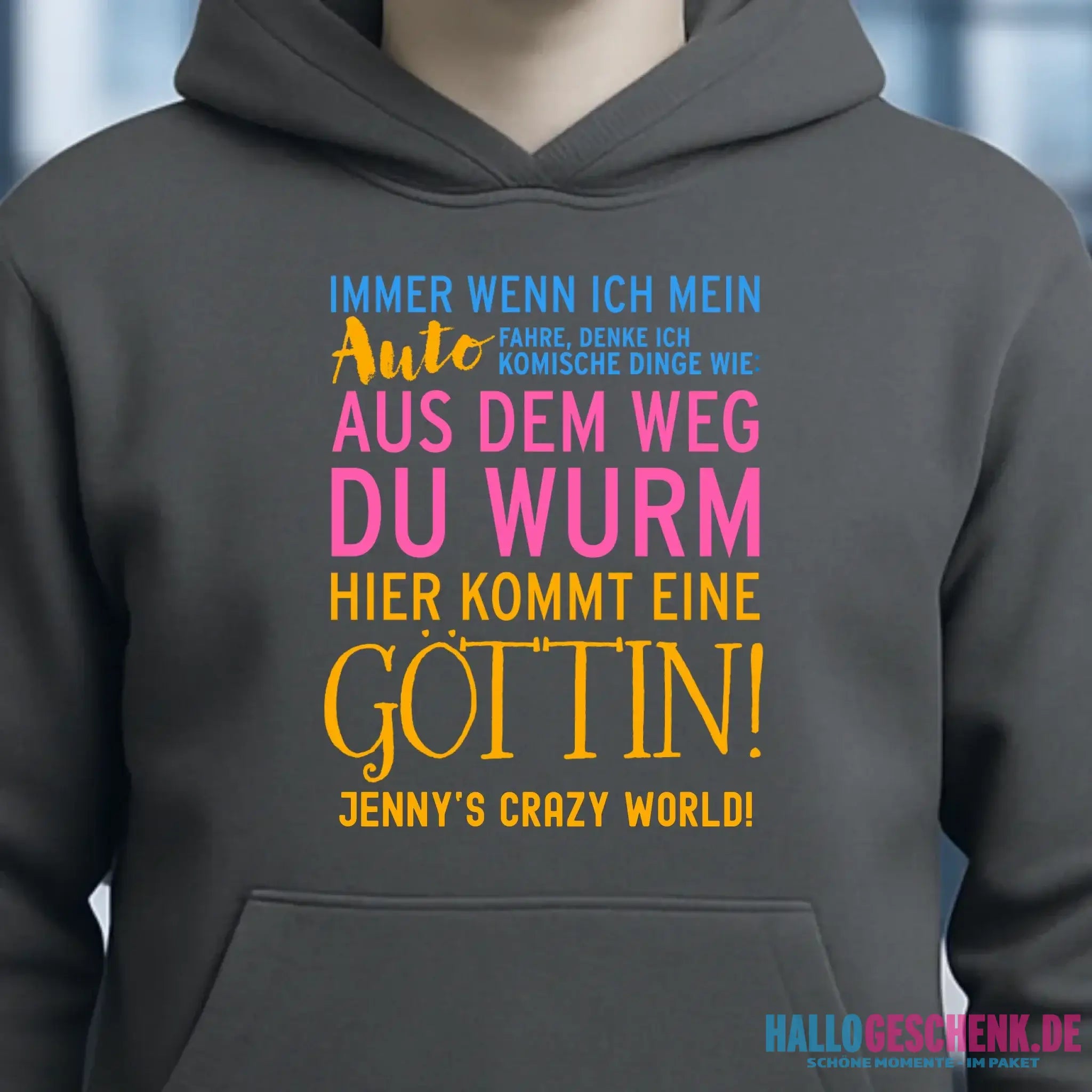 8in1-Kollektion: Immer wenn ich Auto + Wunschtext • Göttin • personalisiert • diverse Artikel