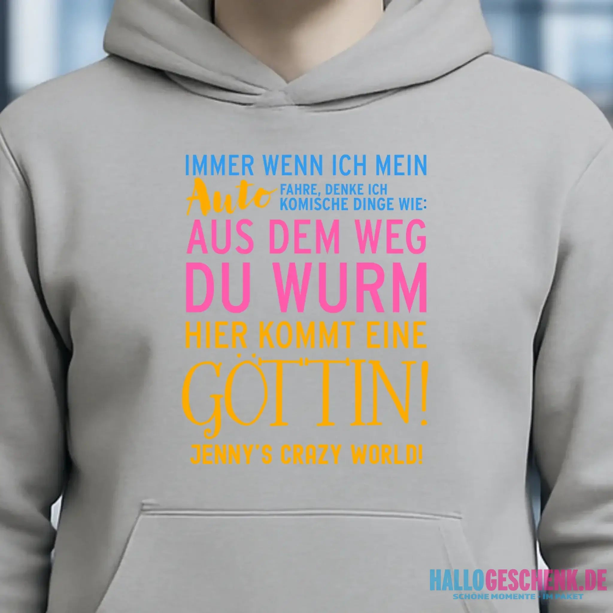 8in1-Kollektion: Immer wenn ich Auto + Wunschtext • Göttin • personalisiert • diverse Artikel