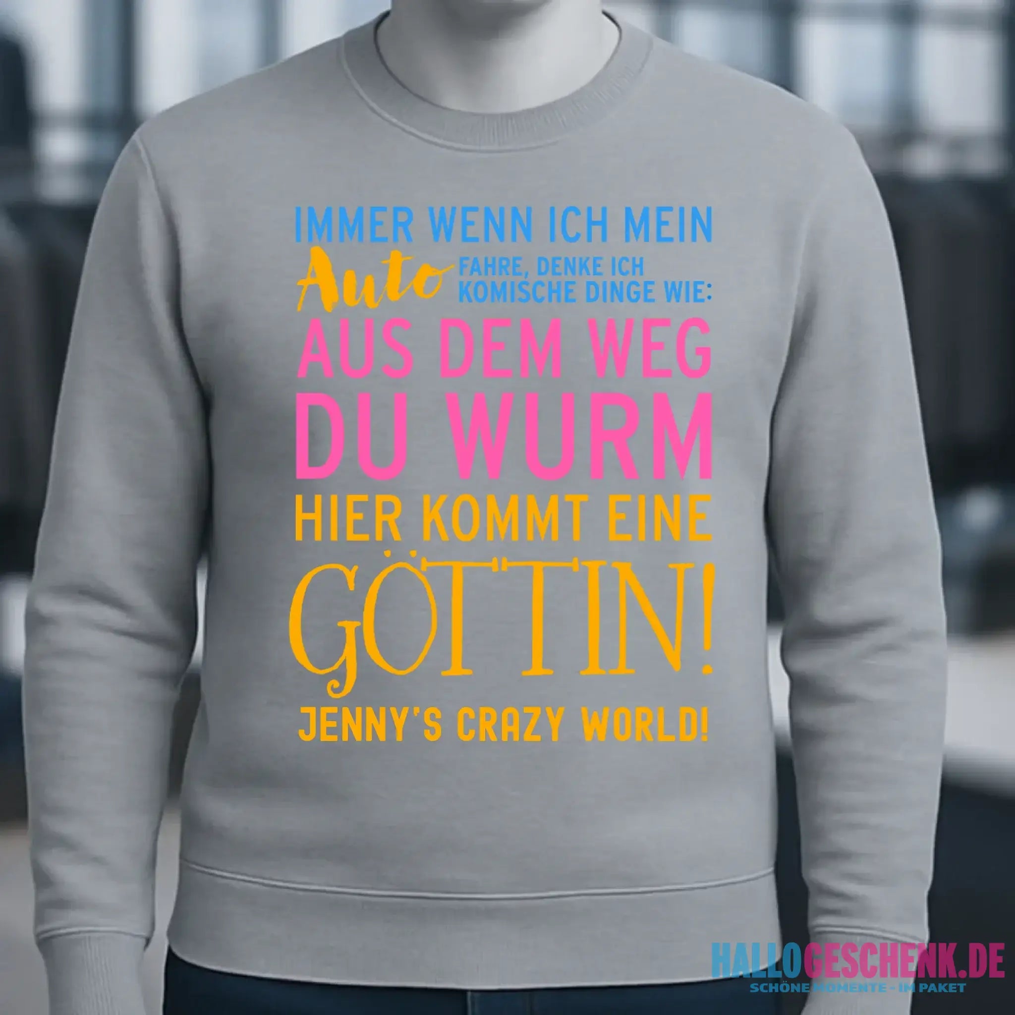 8in1-Kollektion: Immer wenn ich Auto + Wunschtext • Göttin • personalisiert • diverse Artikel