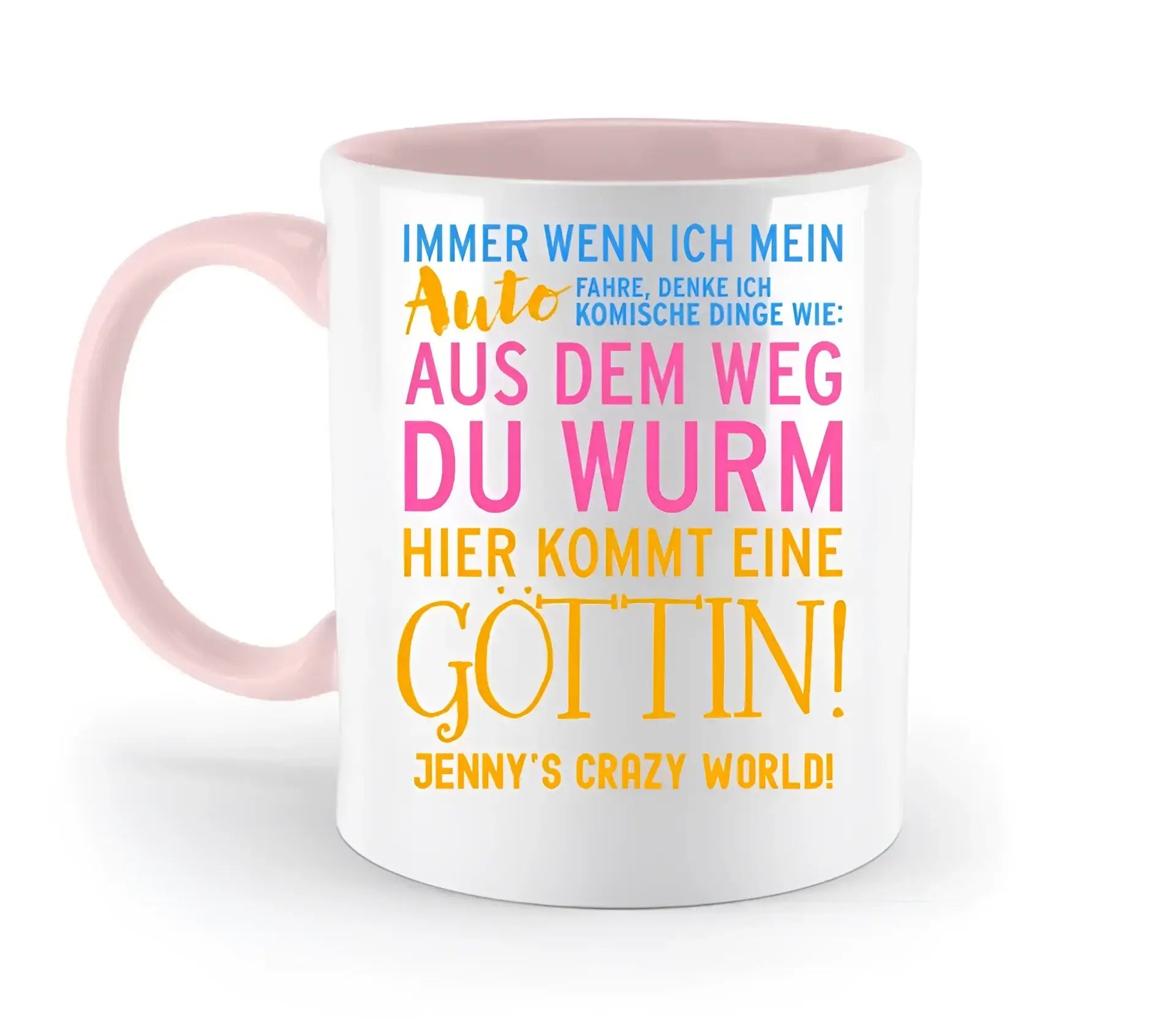 8in1-Kollektion: Immer wenn ich Auto + Wunschtext • Göttin • personalisiert • diverse Artikel