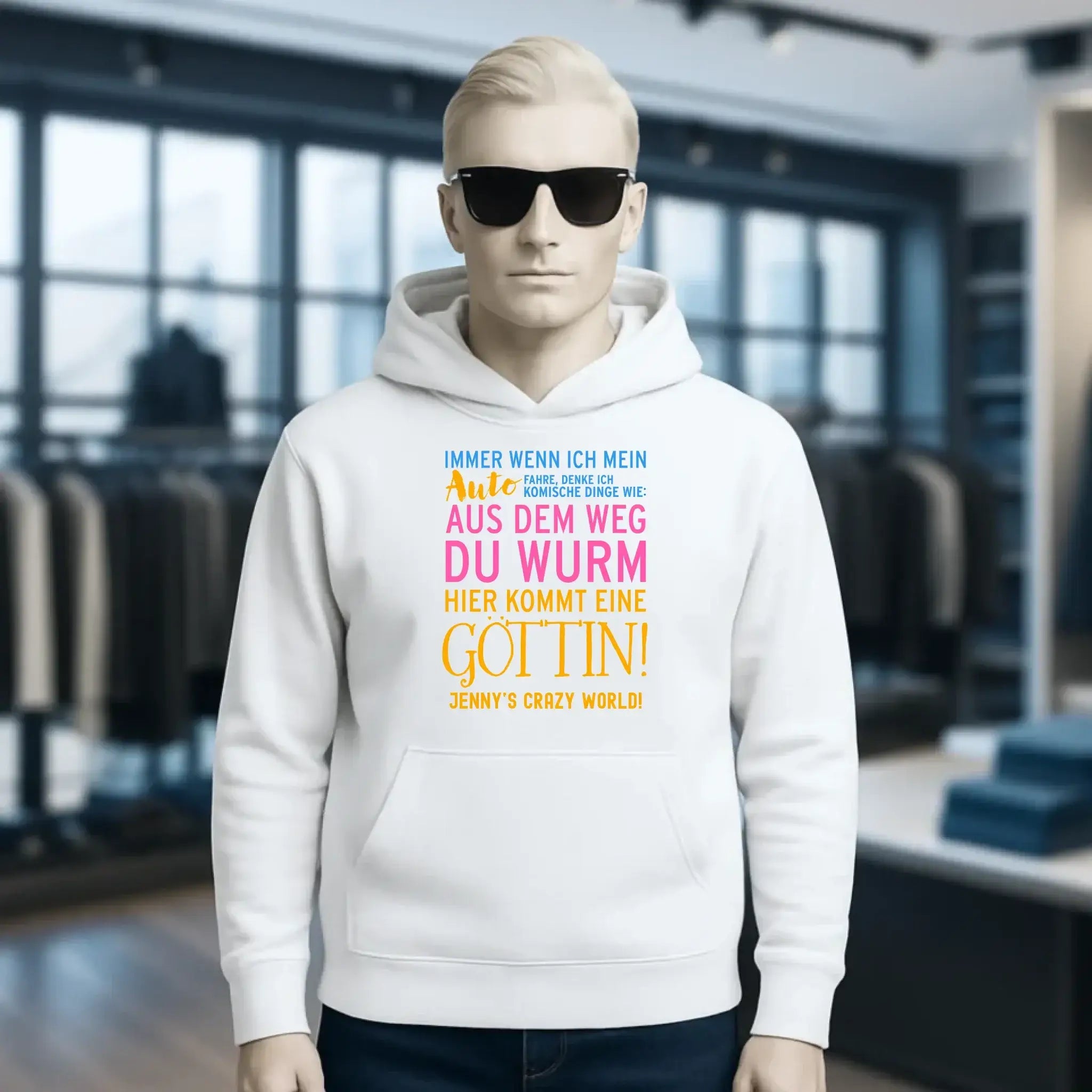 8in1-Kollektion: Immer wenn ich Auto + Wunschtext • Göttin • personalisiert • diverse Artikel