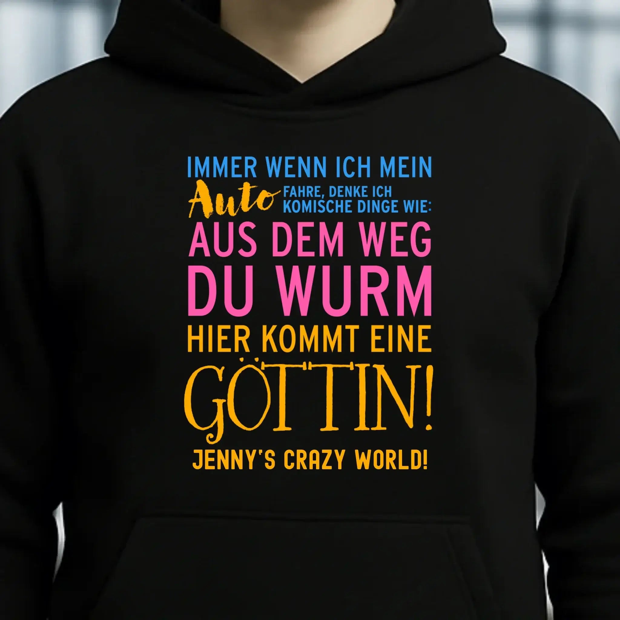 8in1-Kollektion: Immer wenn ich Auto + Wunschtext • Göttin • personalisiert • diverse Artikel