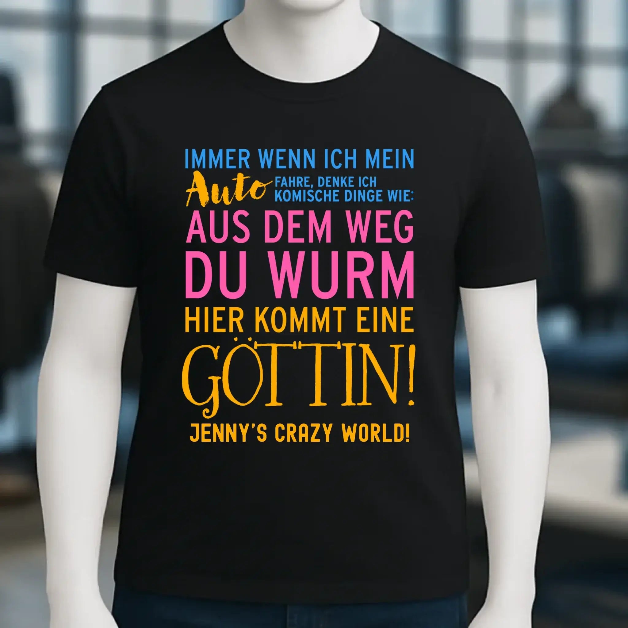 8in1-Kollektion: Immer wenn ich Auto + Wunschtext • Göttin • personalisiert • diverse Artikel