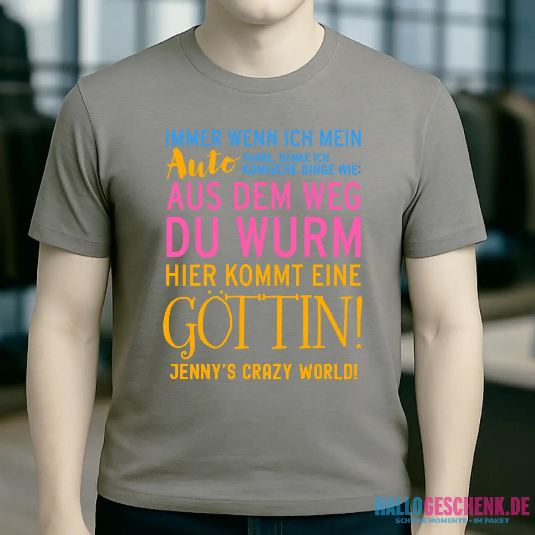 8in1-Kollektion: Immer wenn ich Auto + Wunschtext • Göttin • personalisiert • diverse Artikel
