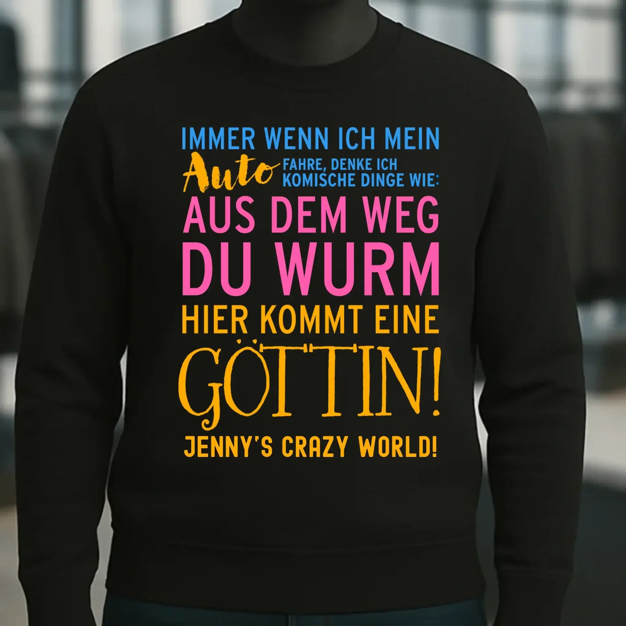 8in1-Kollektion: Immer wenn ich Auto + Wunschtext • Göttin • personalisiert • diverse Artikel