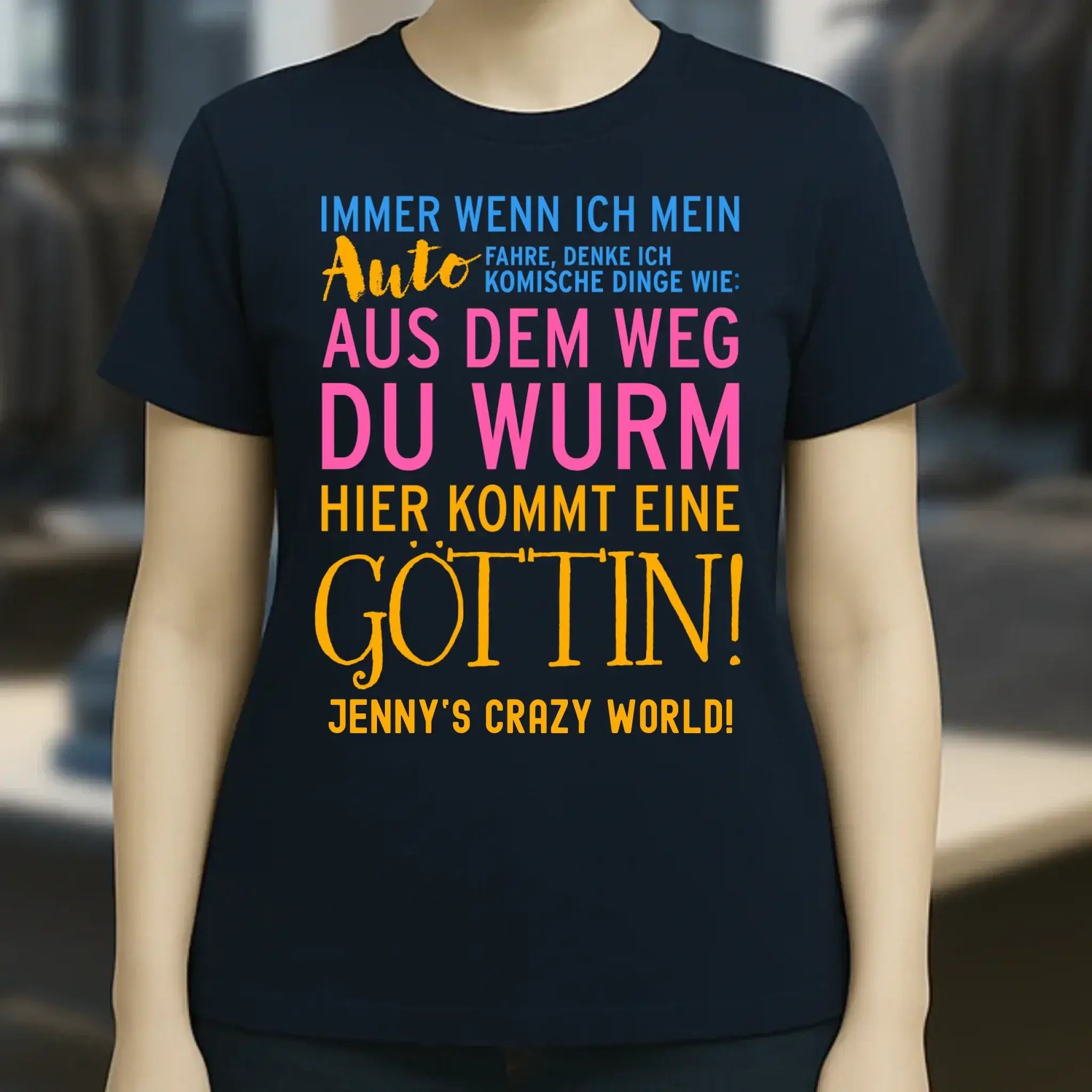 8in1-Kollektion: Immer wenn ich Auto + Wunschtext • Göttin • personalisiert • diverse Artikel