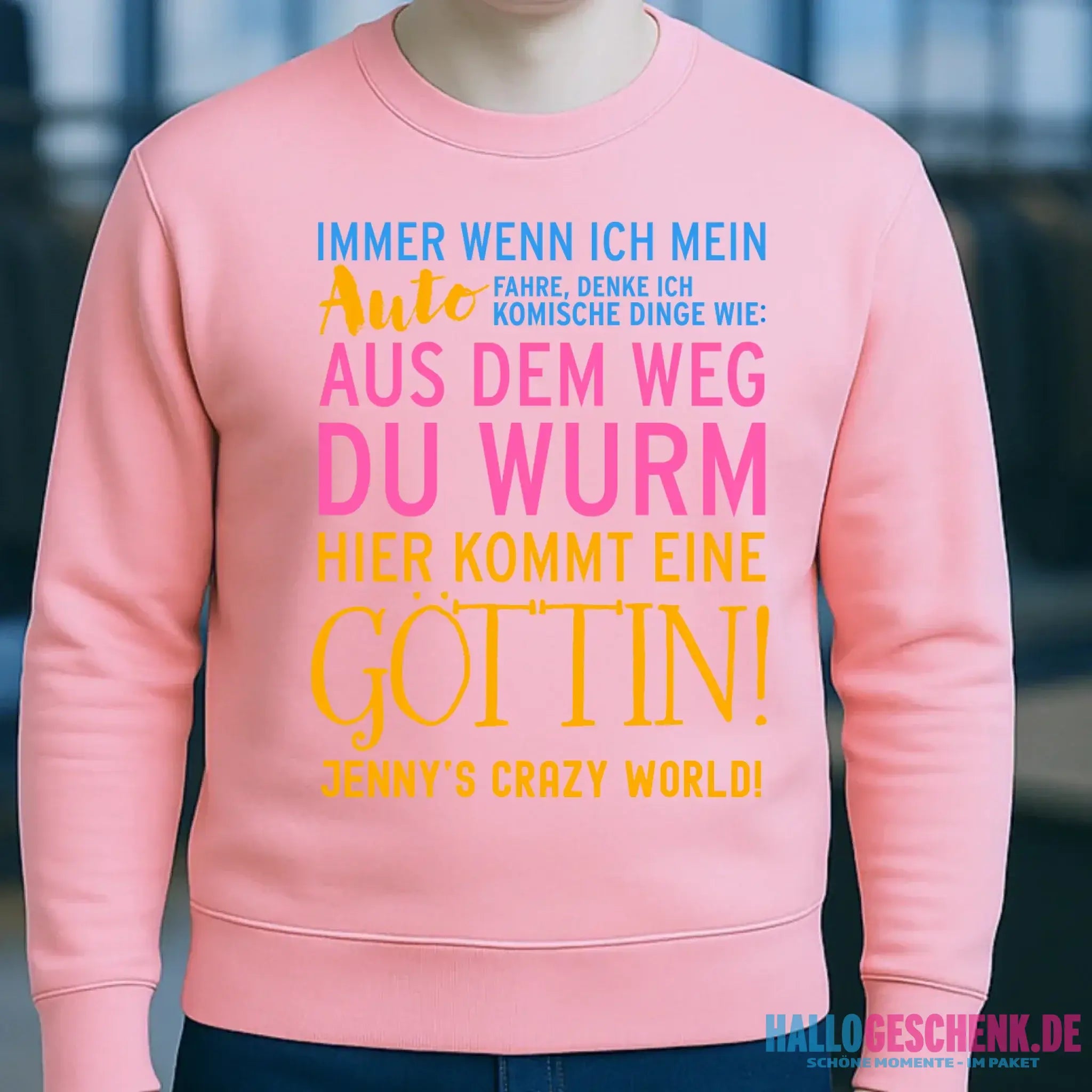 8in1-Kollektion: Immer wenn ich Auto + Wunschtext • Göttin • personalisiert • diverse Artikel