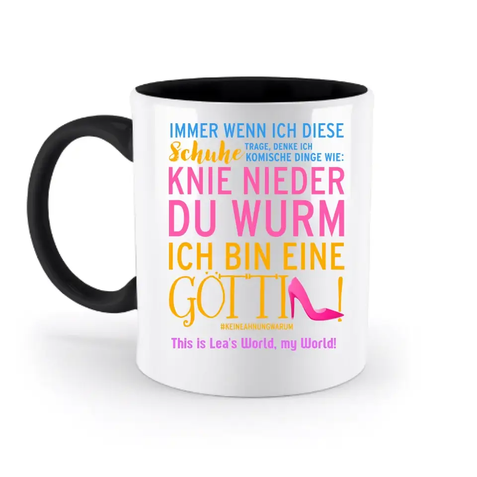 8in1-Kollektion: Immer wenn ich Schuhe + Wunschtext • 4 Motive weiß/Bunt wählbar • Göttin • personalisiert • diverse