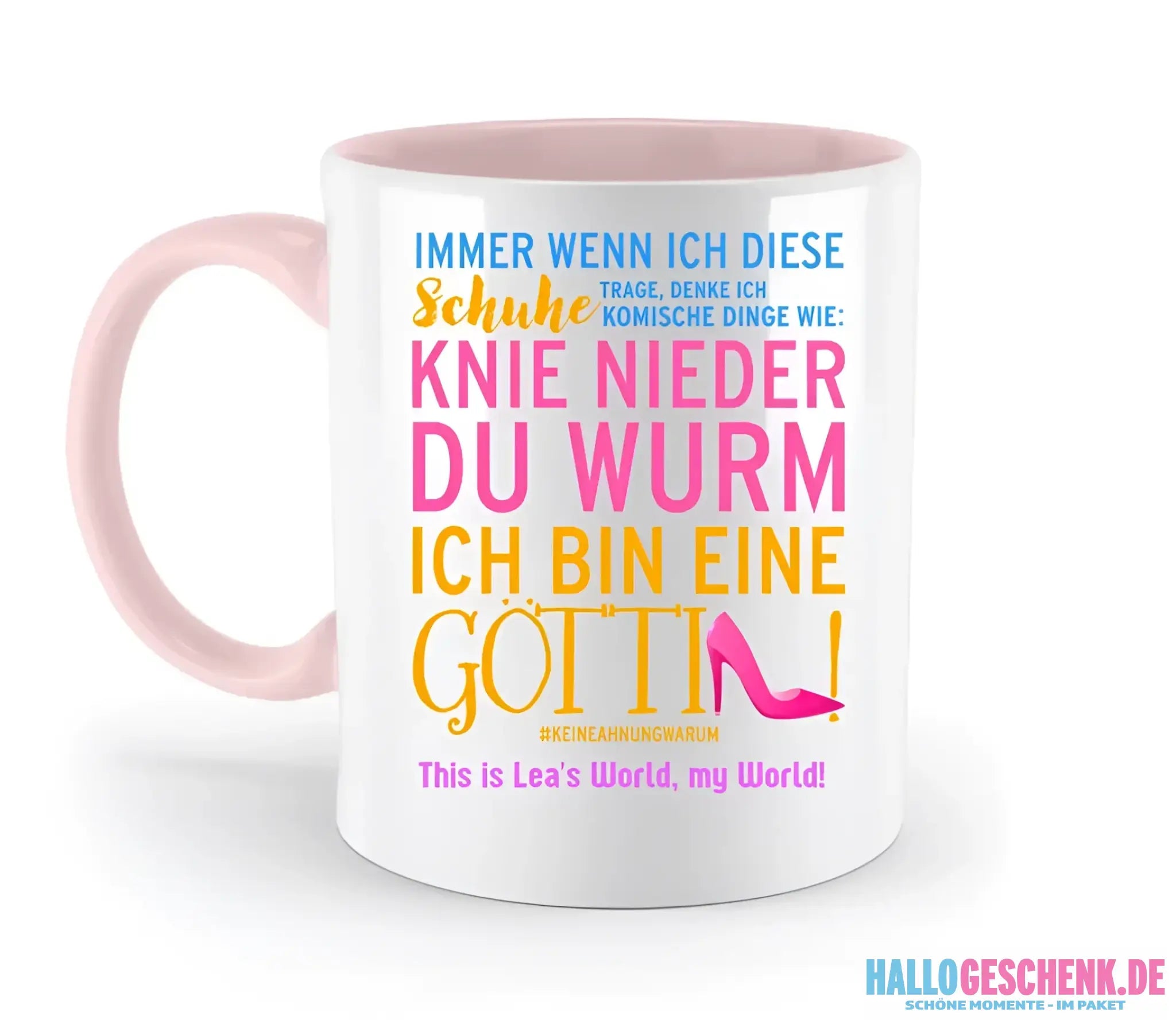 8in1-Kollektion: Immer wenn ich Schuhe + Wunschtext • 4 Motive weiß/Bunt wählbar • Göttin • personalisiert • diverse