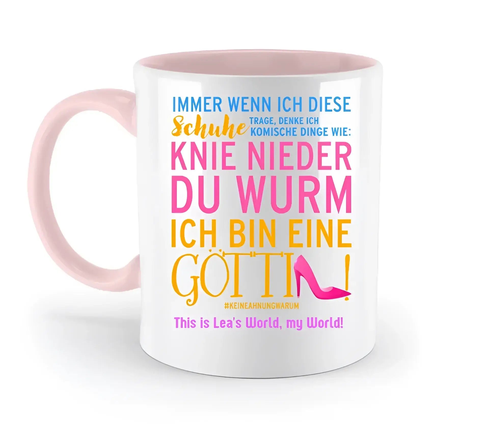 8in1-Kollektion: Immer wenn ich Schuhe + Wunschtext • 4 Motive weiß/Bunt wählbar • Göttin • personalisiert • diverse