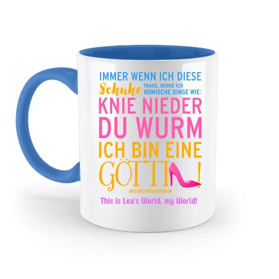 8in1-Kollektion: Immer wenn ich Schuhe + Wunschtext • 4 Motive weiß/Bunt wählbar • Göttin • personalisiert • diverse