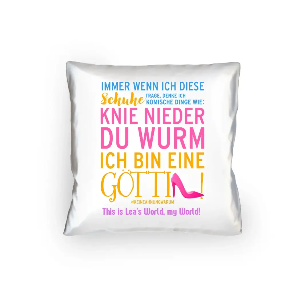 8in1-Kollektion: Immer wenn ich Schuhe + Wunschtext • 4 Motive weiß/Bunt wählbar • Göttin • personalisiert • diverse