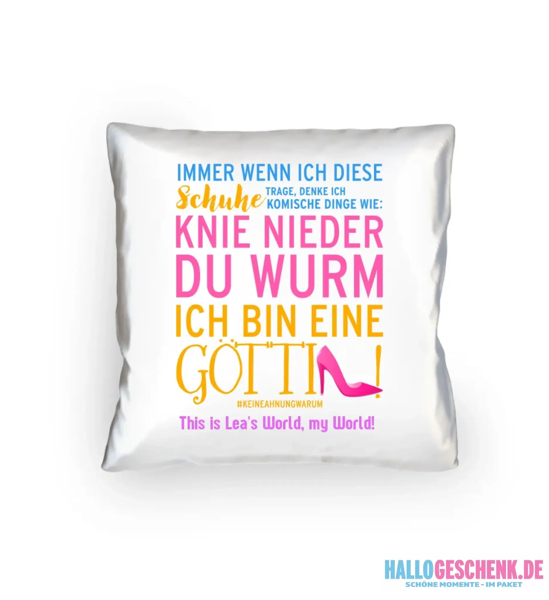 8in1-Kollektion: Immer wenn ich Schuhe + Wunschtext • 4 Motive weiß/Bunt wählbar • Göttin • personalisiert • diverse