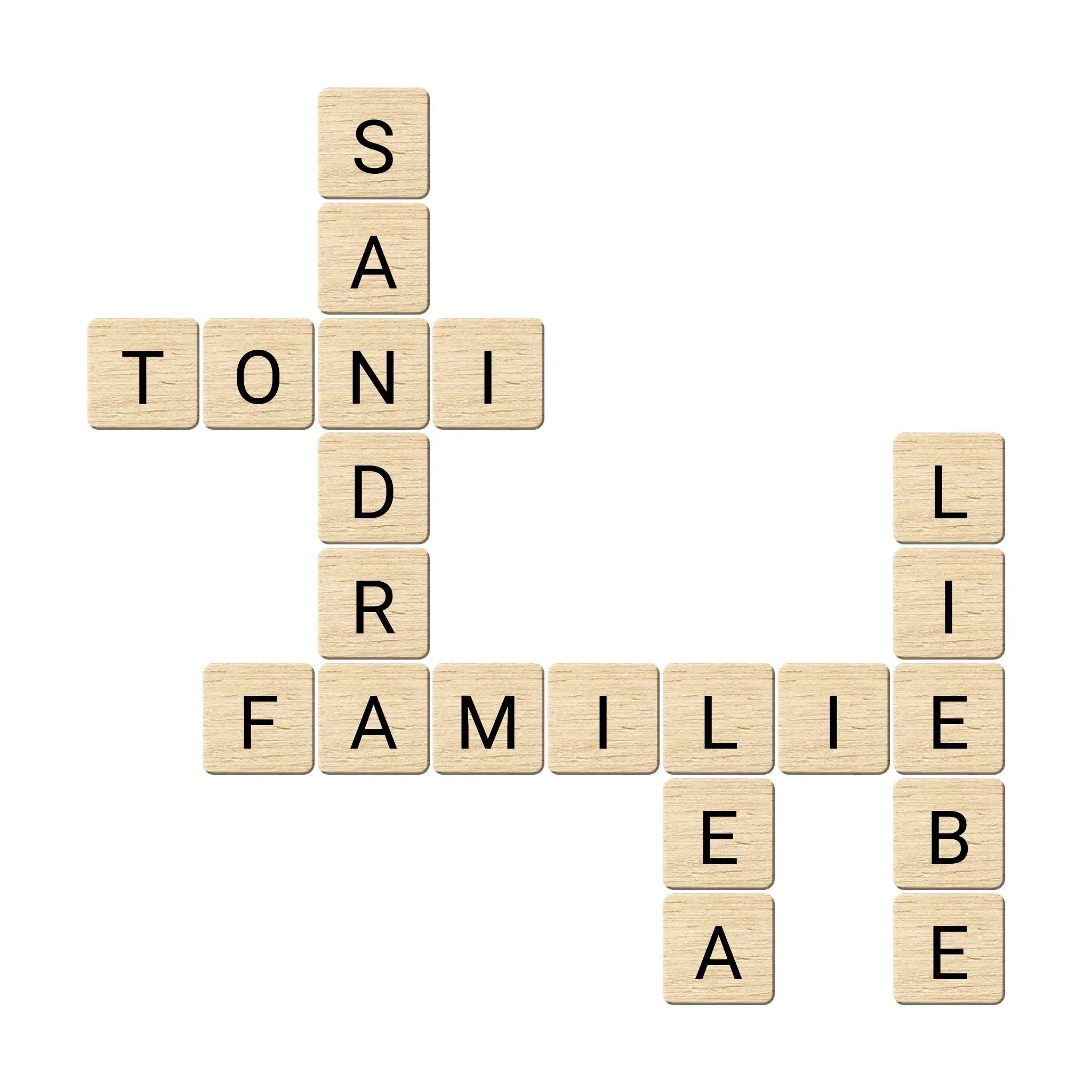 8in1-Kollektion: KREUZWORT Design automatische Generierung • personalisiert • diverse Artikel - Sticker 20x20 cm