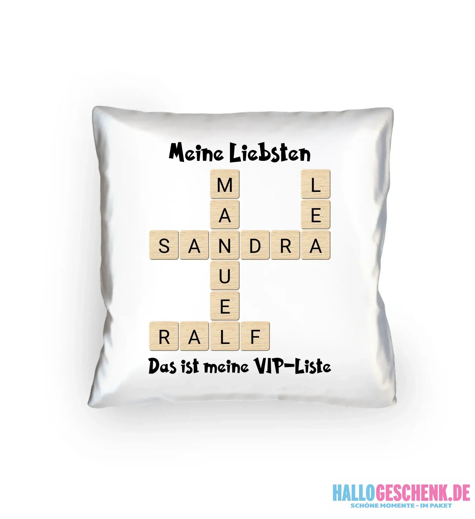 8in1-Kollektion: KREUZWORT PRO mit umfangreichen Möglichkeiten + Wunschtext • personalisiert • diverse Artikel - Kissen