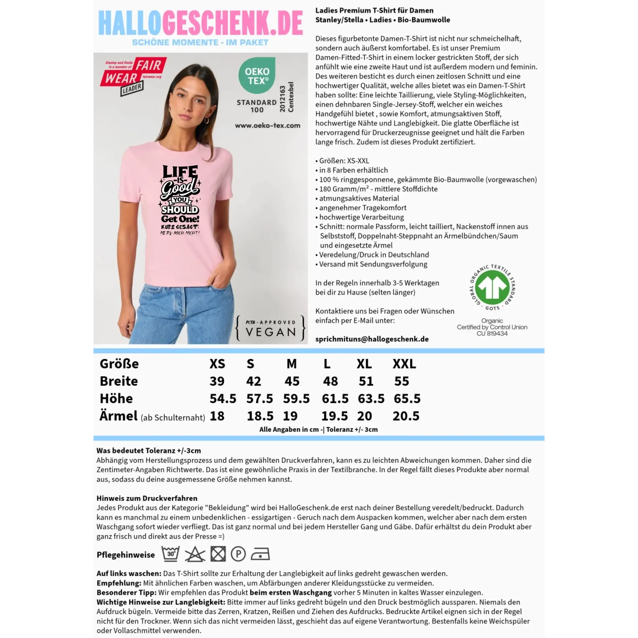 8in1-Kollektion: Life is good + Wunschtext • personalisiert • diverse Artikel