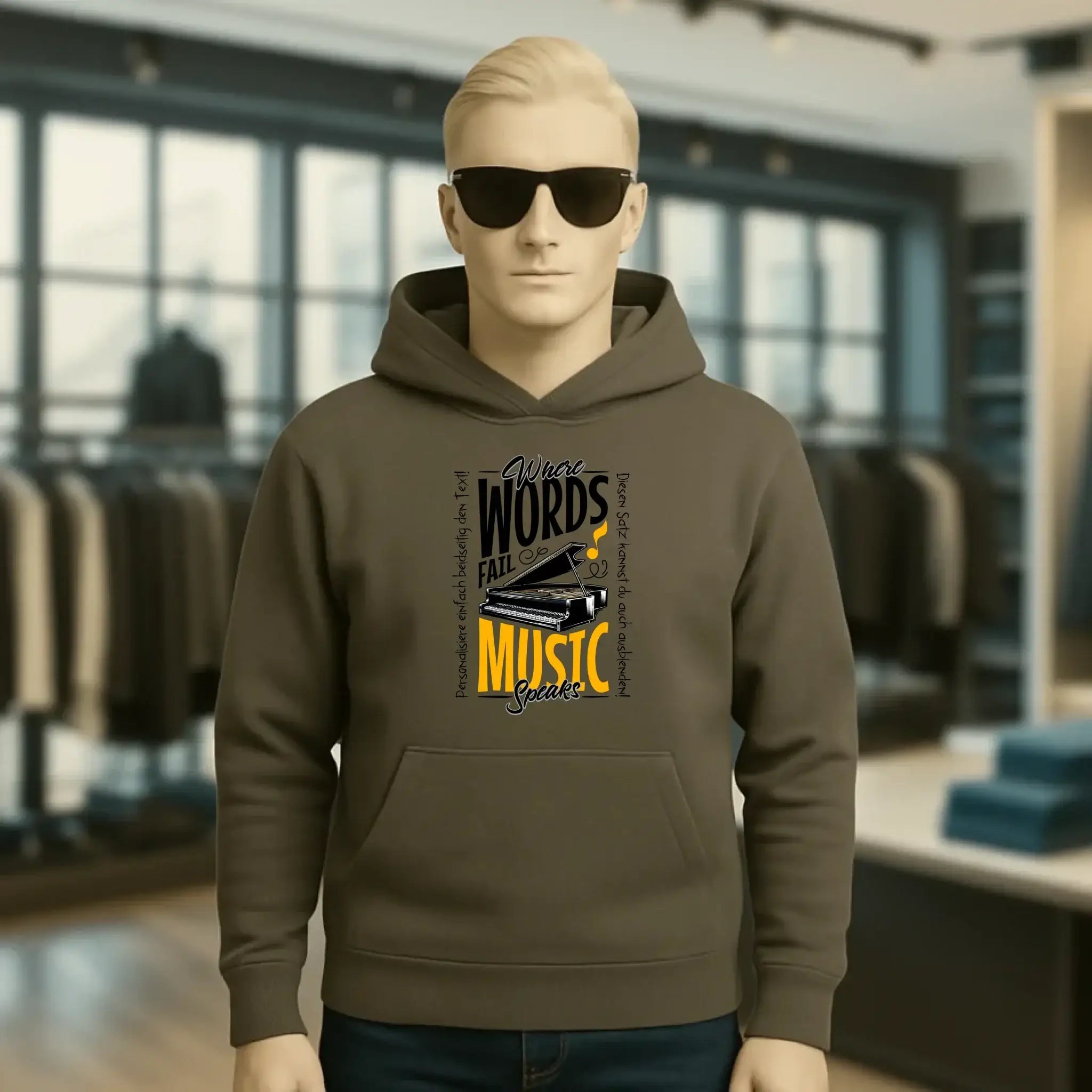 8in1-Kollektion: Music speaks + Wunschtext • personalisiert • diverse Artikel
