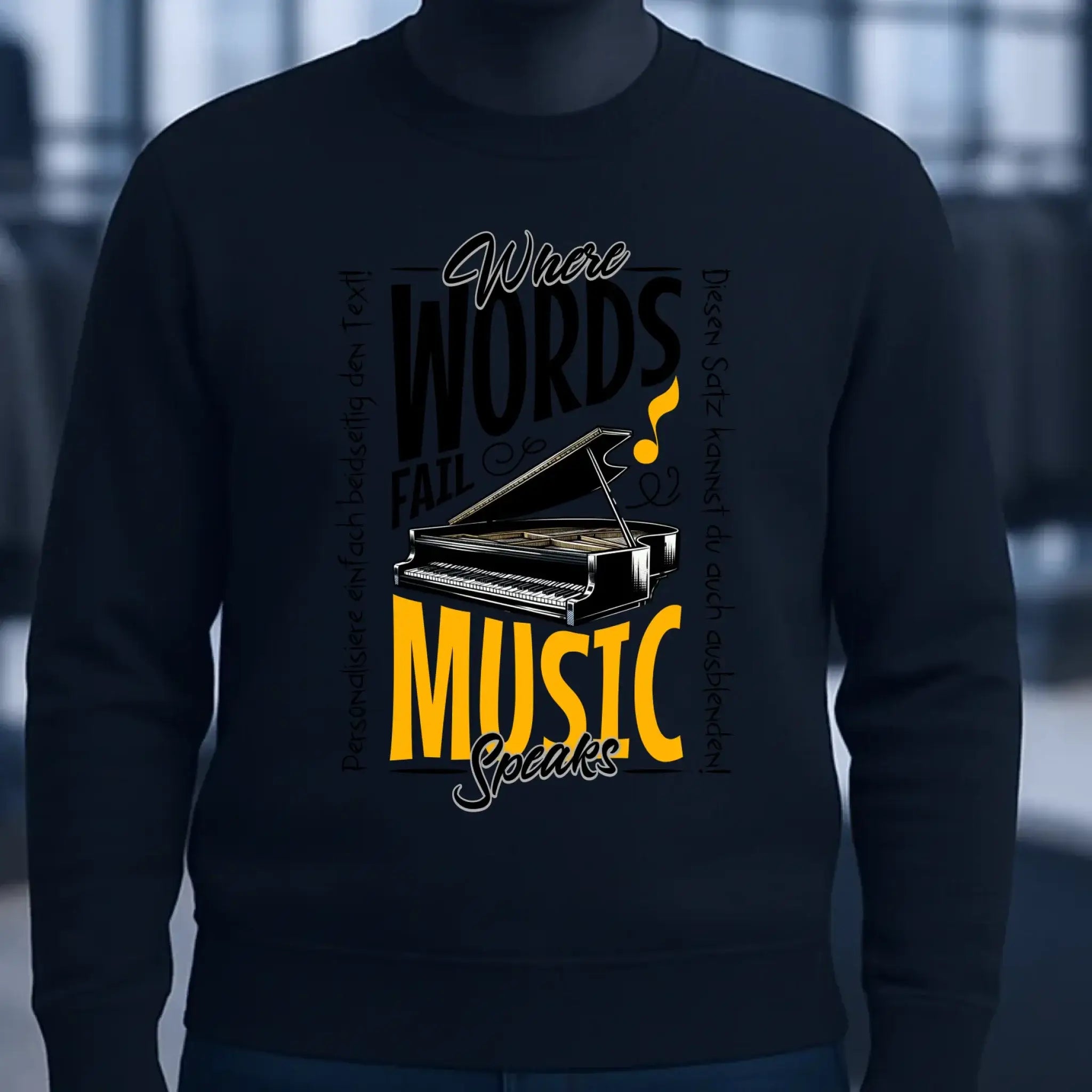 8in1-Kollektion: Music speaks + Wunschtext • personalisiert • diverse Artikel
