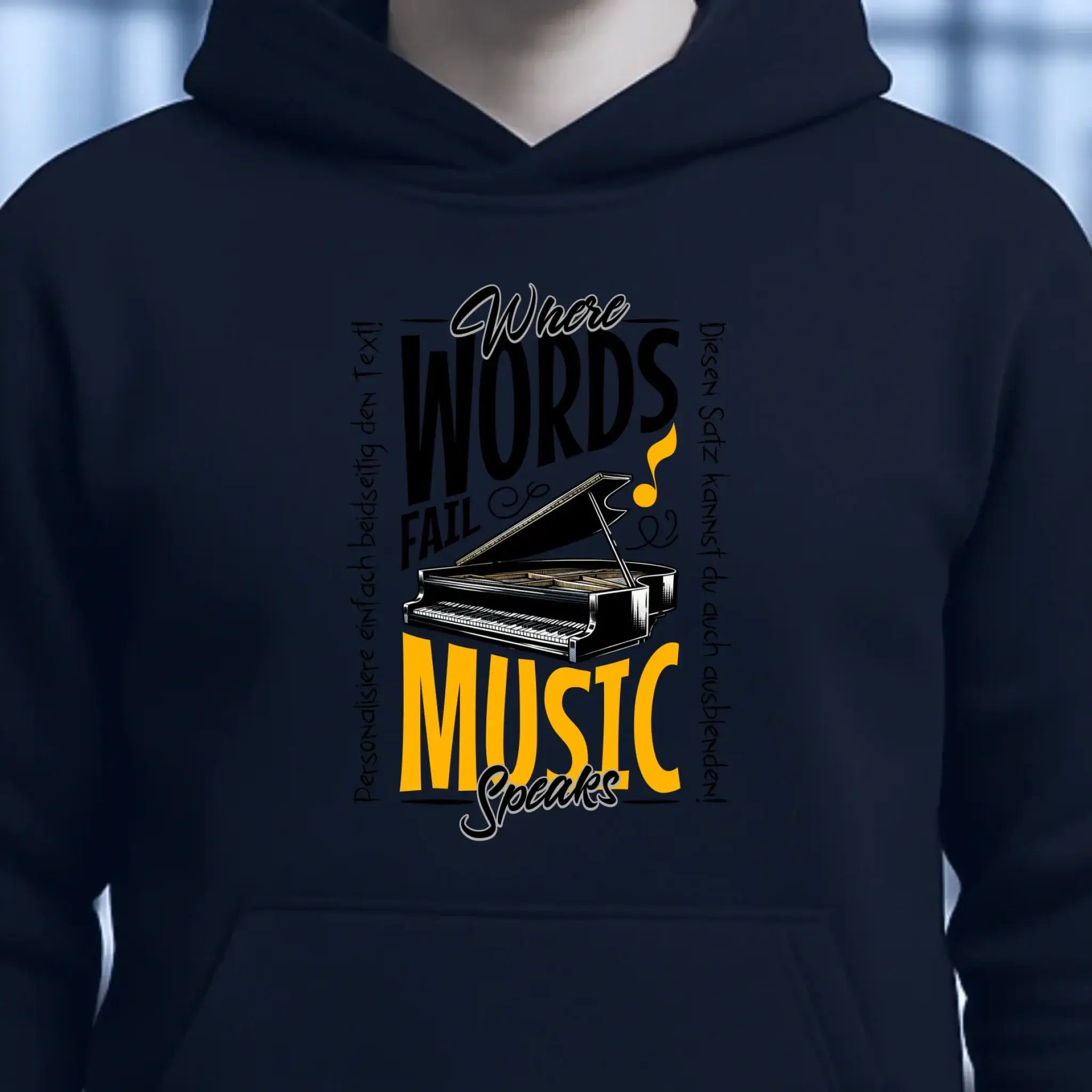 8in1-Kollektion: Music speaks + Wunschtext • personalisiert • diverse Artikel