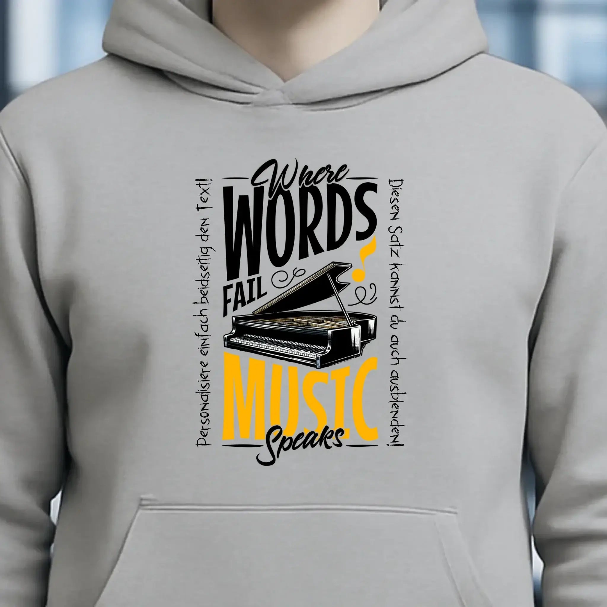 8in1-Kollektion: Music speaks + Wunschtext • personalisiert • diverse Artikel
