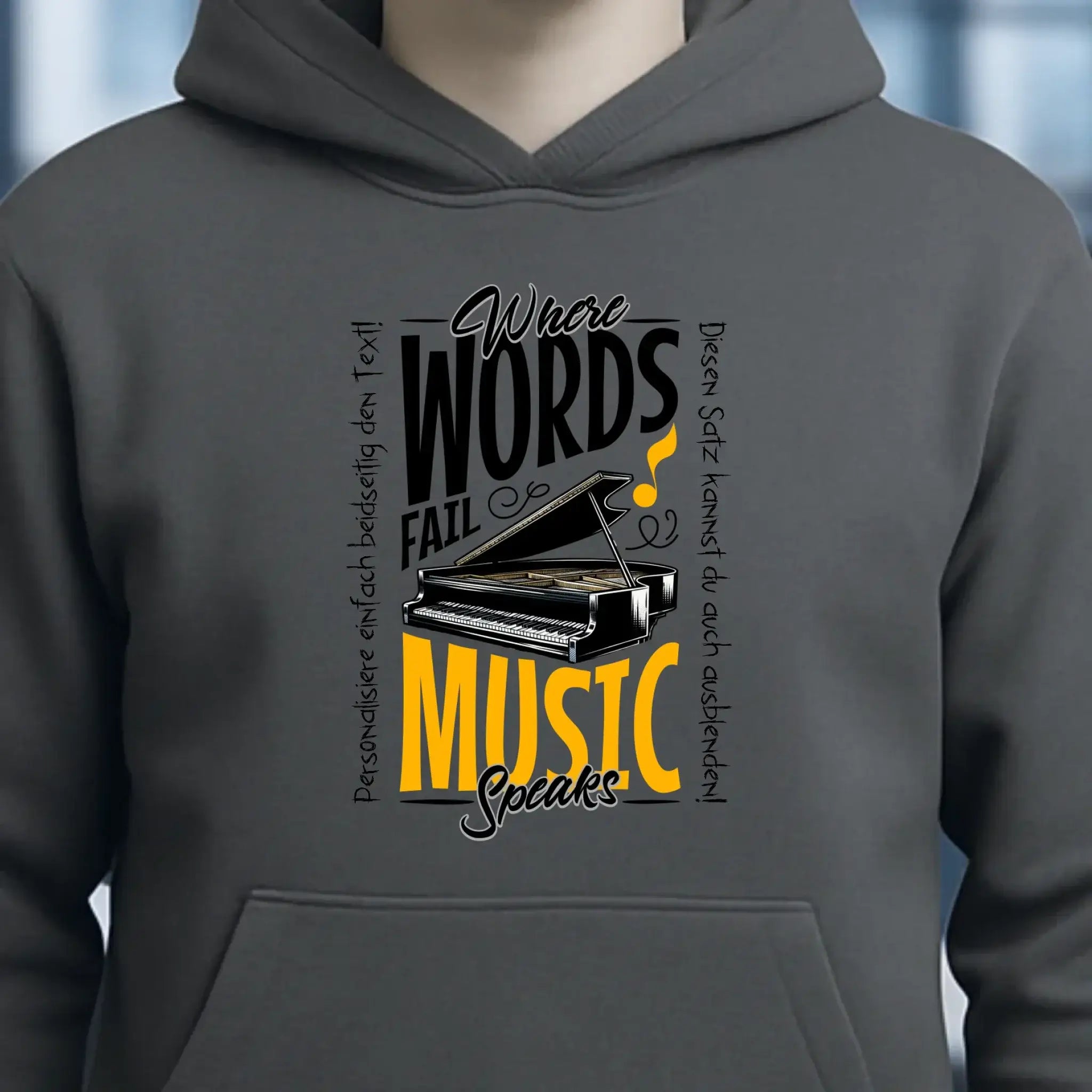 8in1-Kollektion: Music speaks + Wunschtext • personalisiert • diverse Artikel