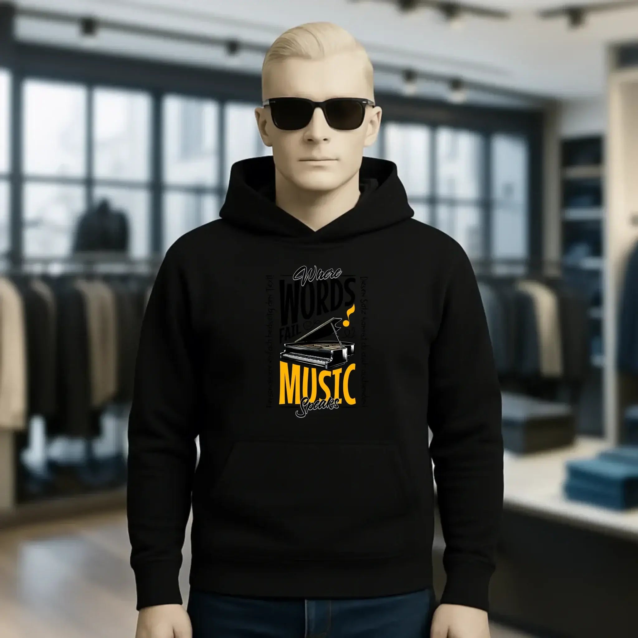 8in1-Kollektion: Music speaks + Wunschtext • personalisiert • diverse Artikel