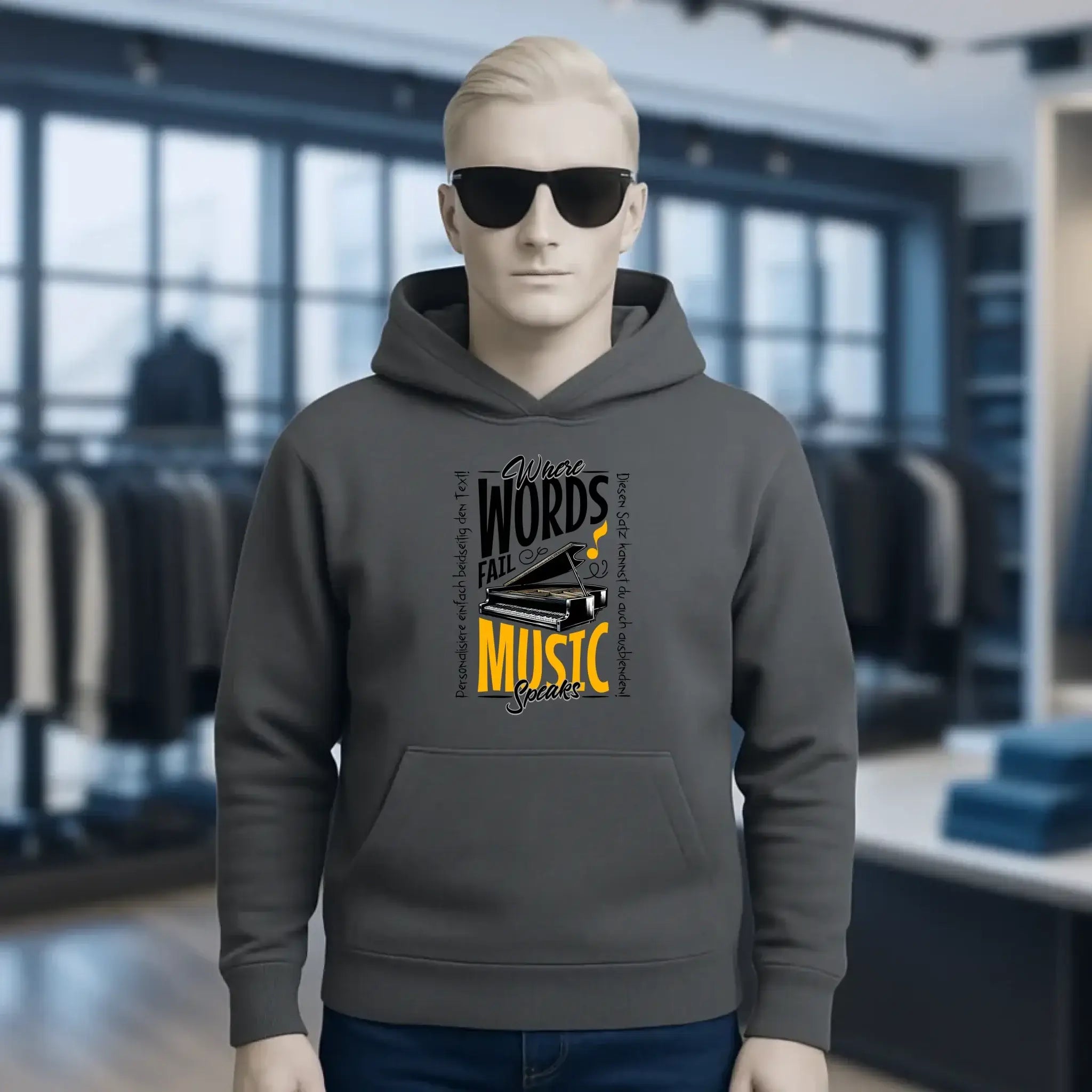 8in1-Kollektion: Music speaks + Wunschtext • personalisiert • diverse Artikel