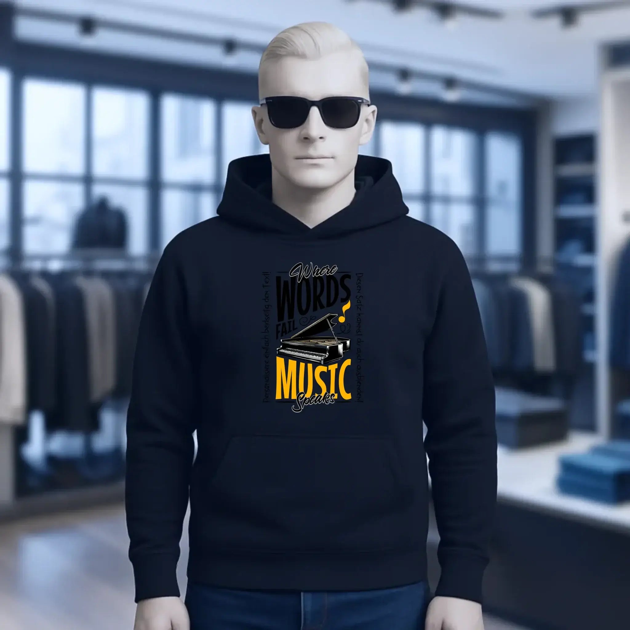 8in1-Kollektion: Music speaks + Wunschtext • personalisiert • diverse Artikel