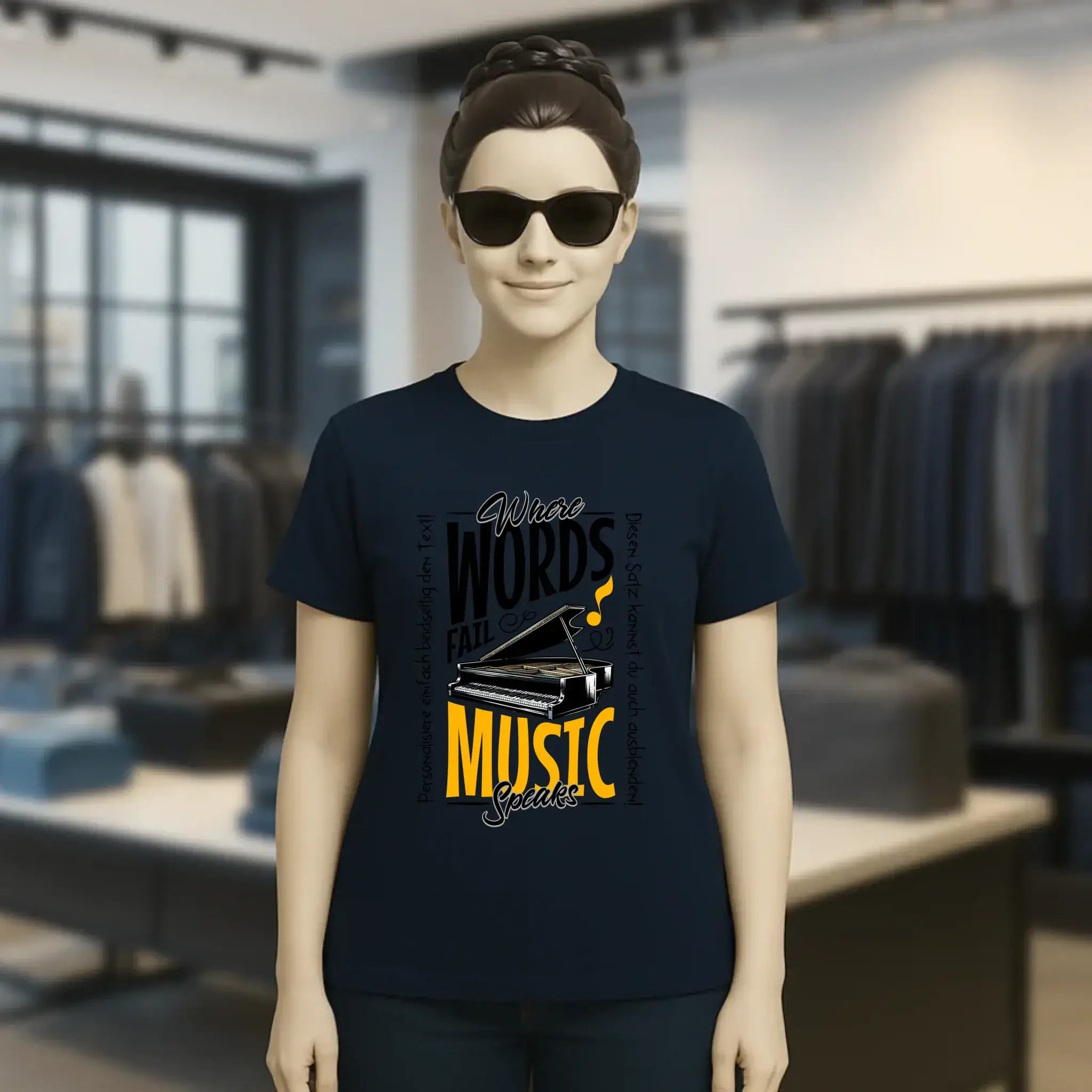 8in1-Kollektion: Music speaks + Wunschtext • personalisiert • diverse Artikel
