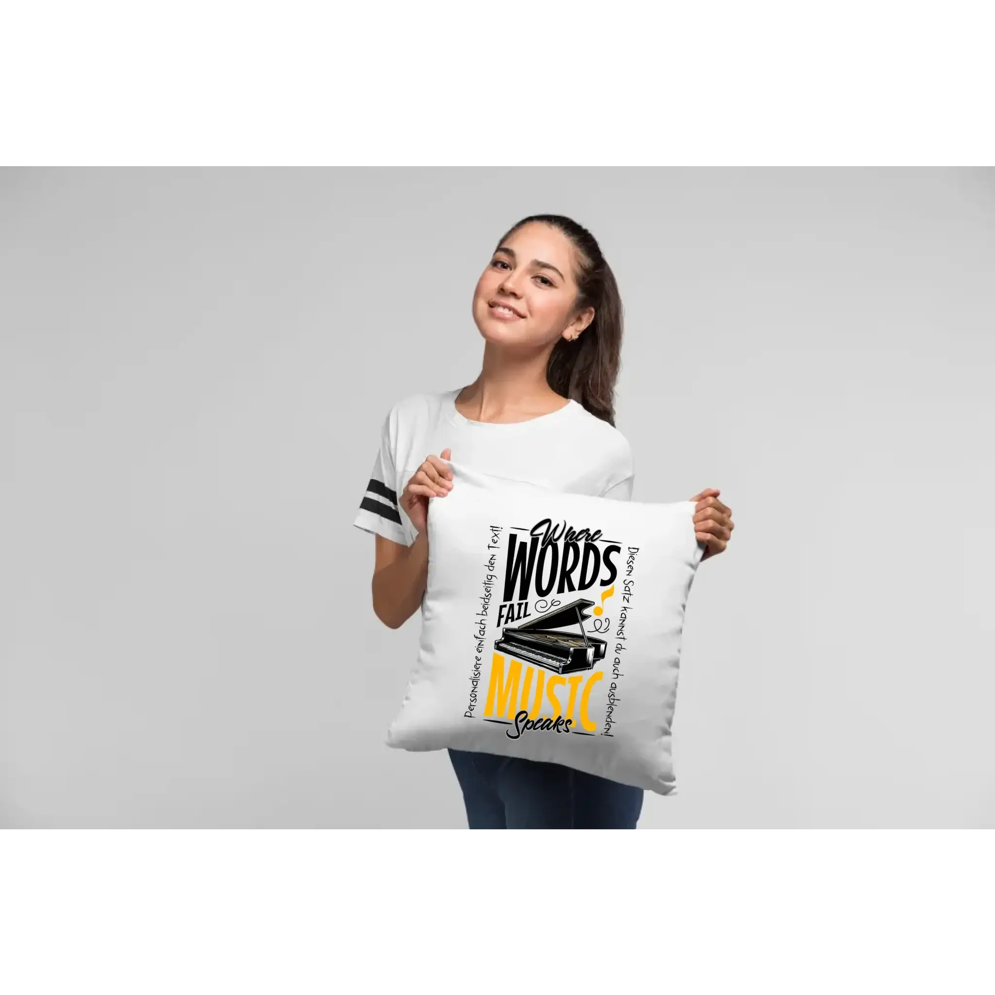 8in1-Kollektion: Music speaks + Wunschtext • personalisiert • diverse Artikel