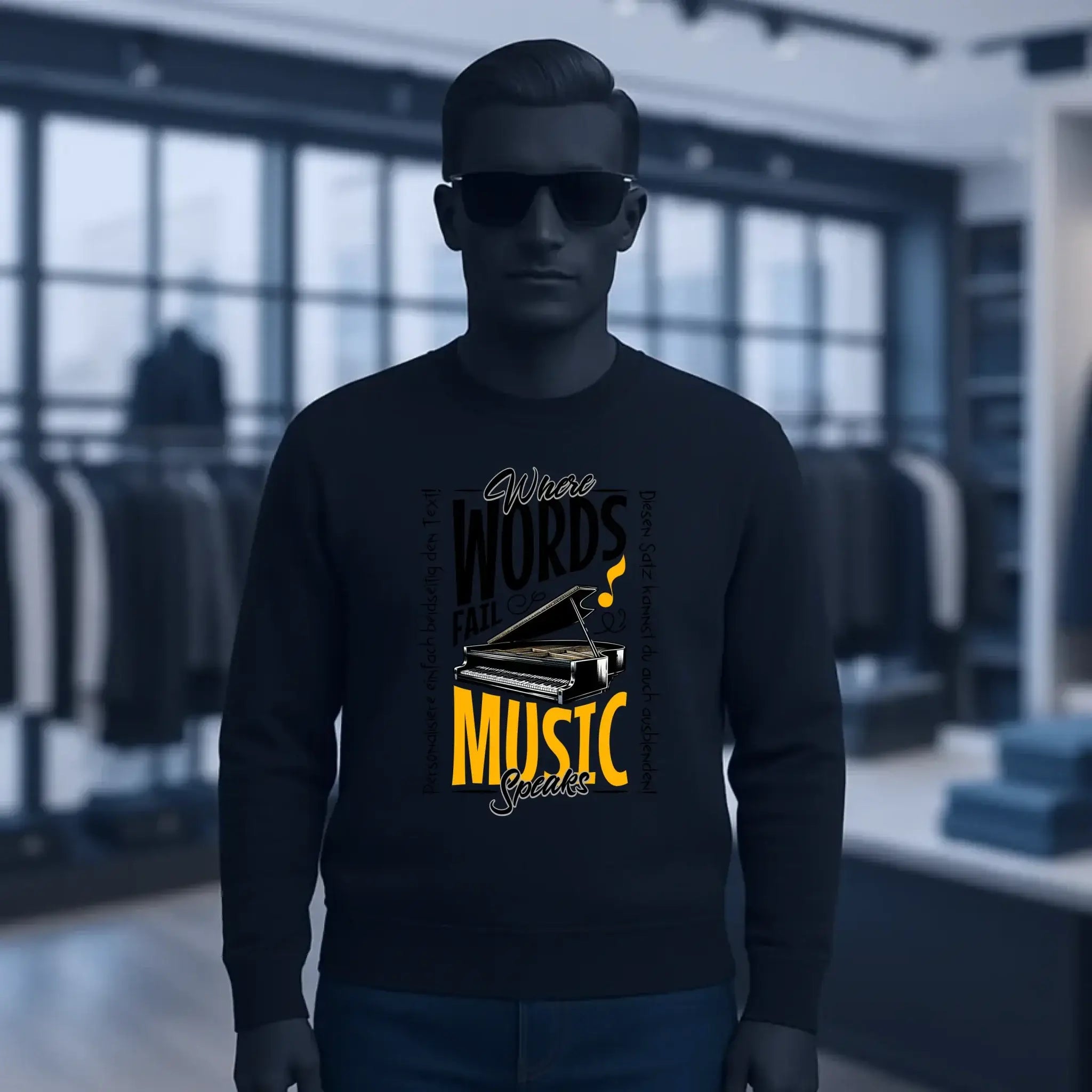 8in1-Kollektion: Music speaks + Wunschtext • personalisiert • diverse Artikel