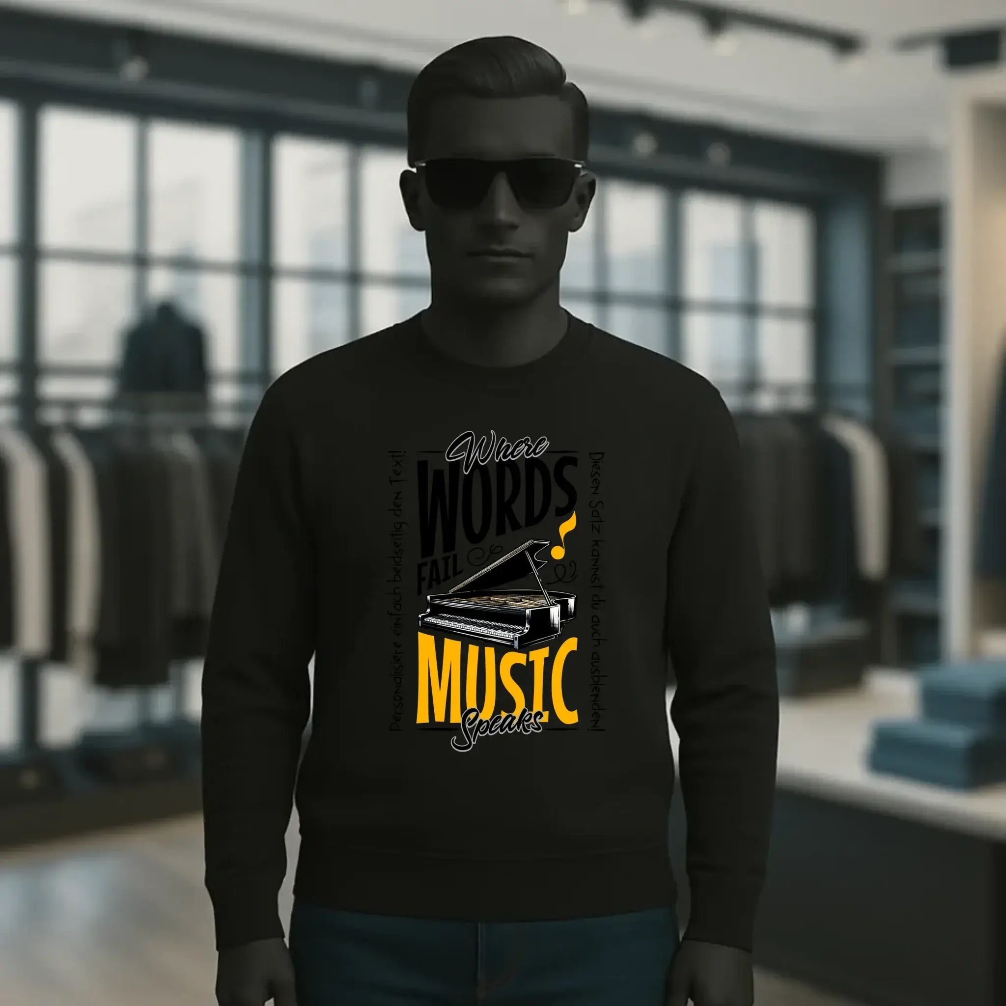 8in1-Kollektion: Music speaks + Wunschtext • personalisiert • diverse Artikel