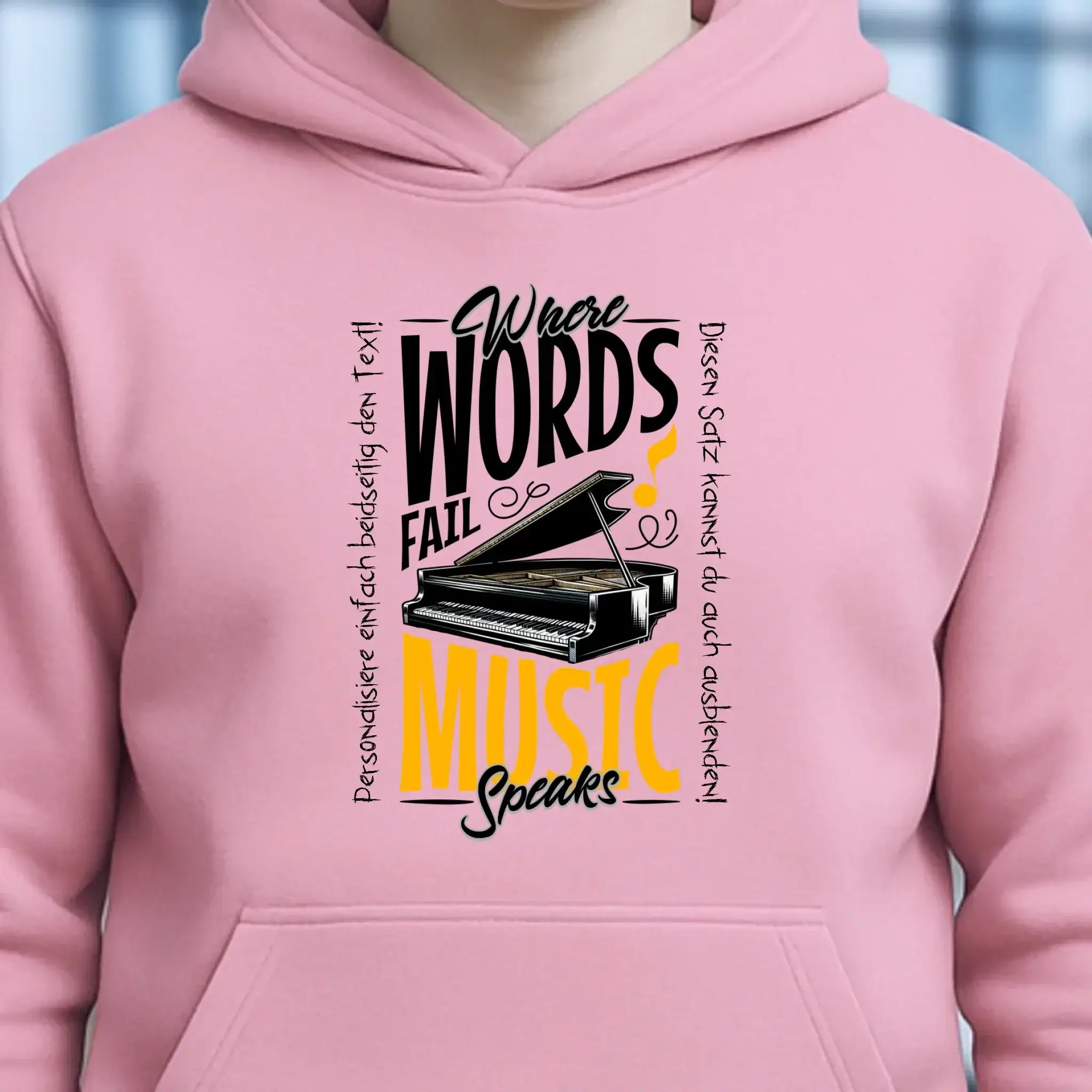 8in1-Kollektion: Music speaks + Wunschtext • personalisiert • diverse Artikel