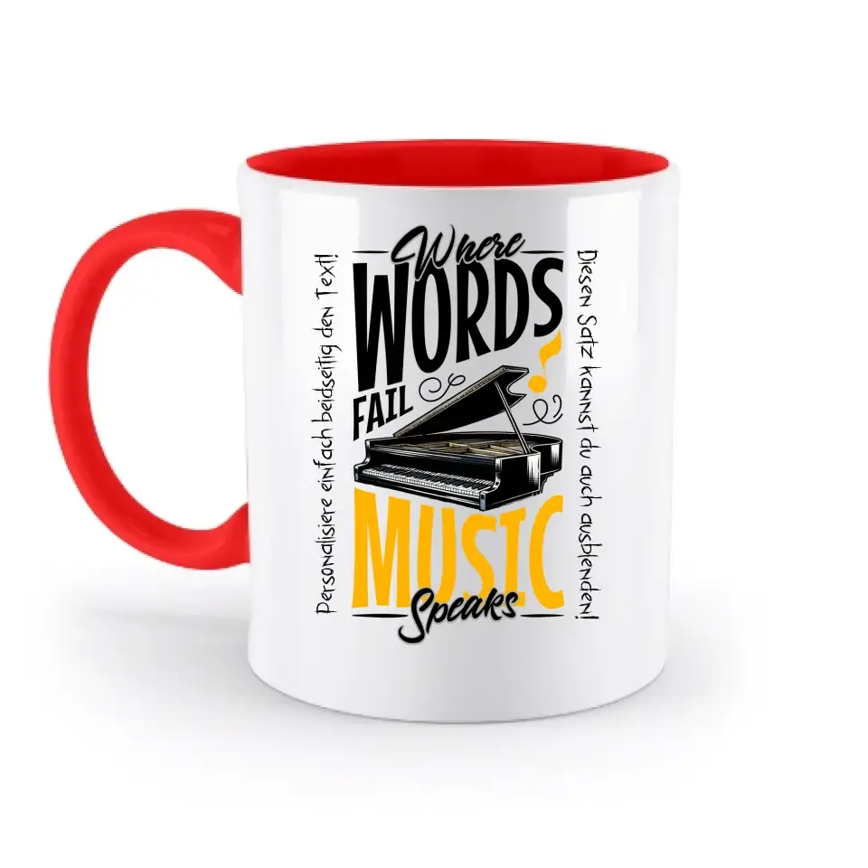 8in1-Kollektion: Music speaks + Wunschtext • personalisiert • diverse Artikel