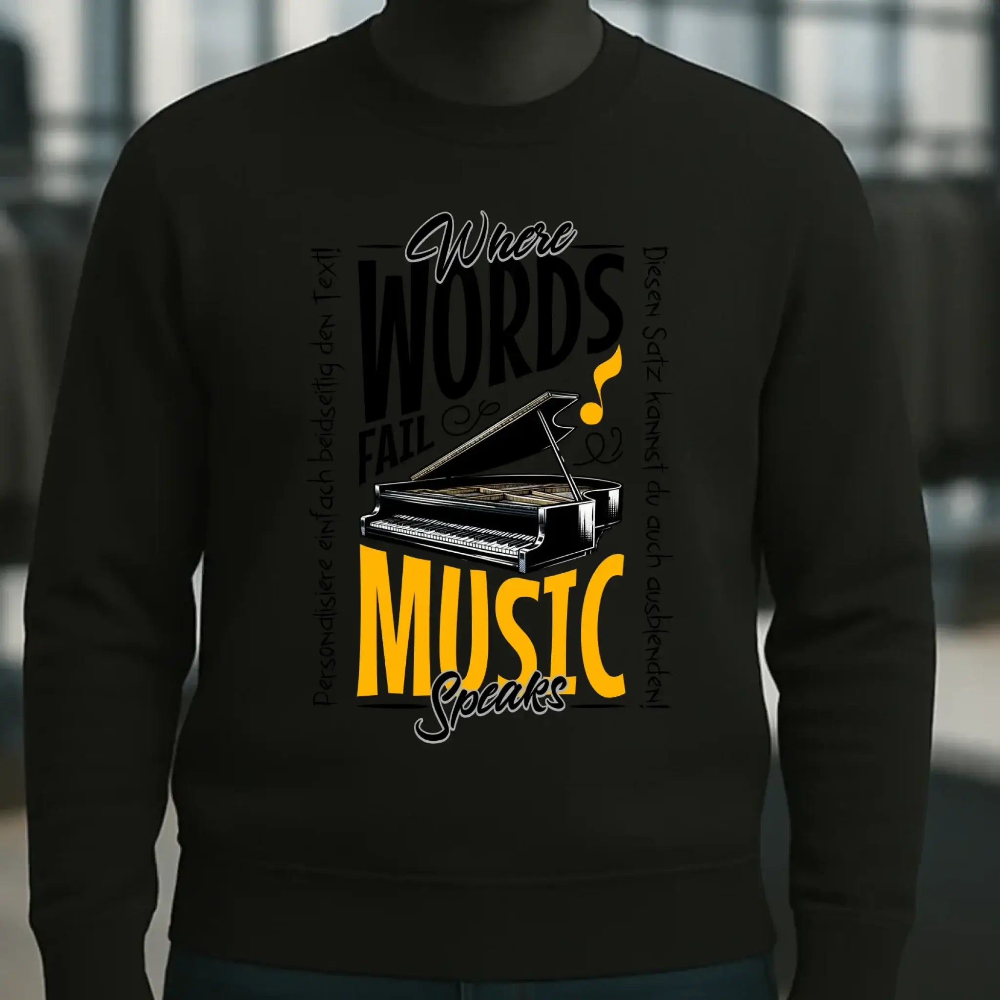 8in1-Kollektion: Music speaks + Wunschtext • personalisiert • diverse Artikel
