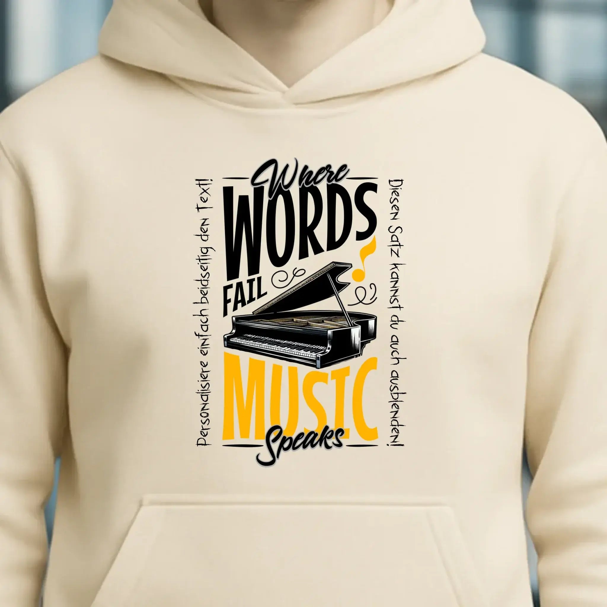 8in1-Kollektion: Music speaks + Wunschtext • personalisiert • diverse Artikel