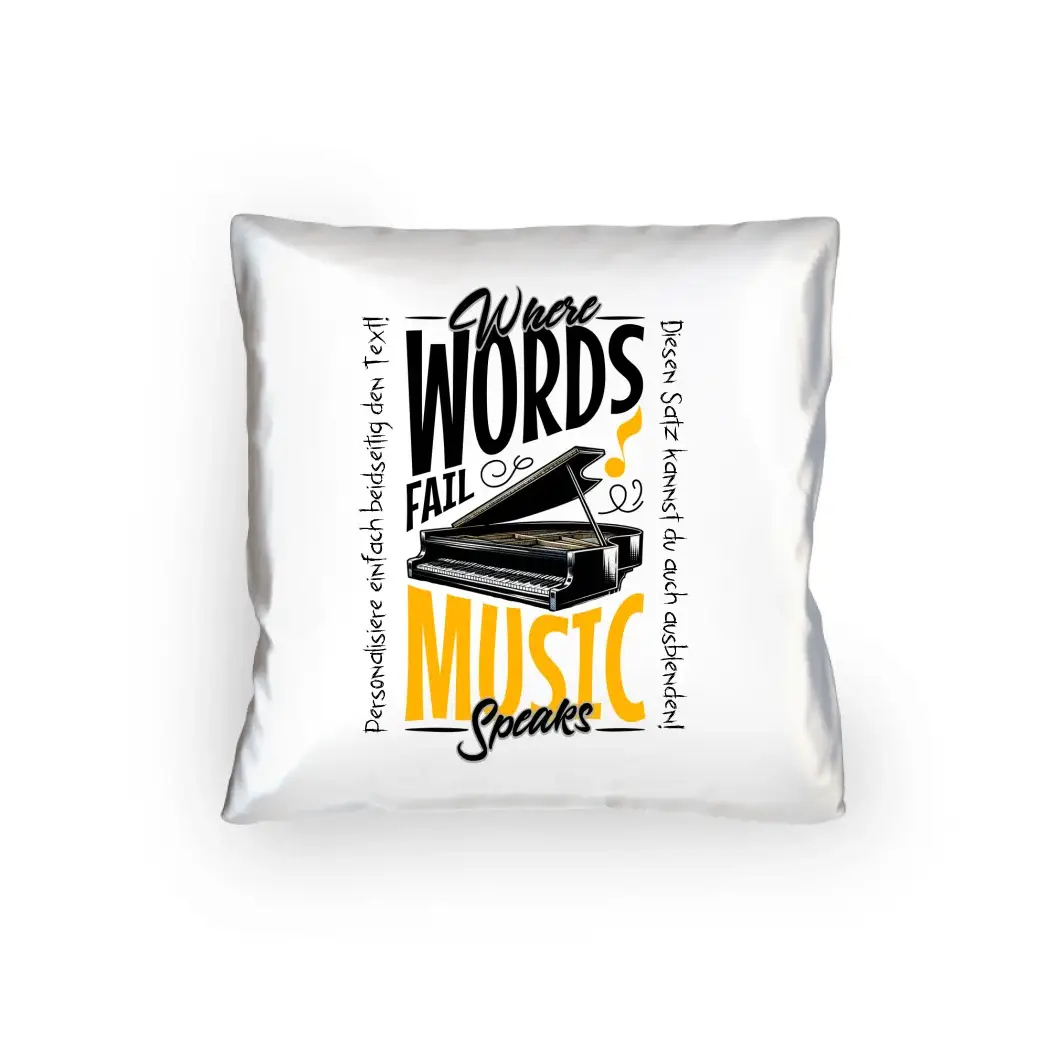 8in1-Kollektion: Music speaks + Wunschtext • personalisiert • diverse Artikel
