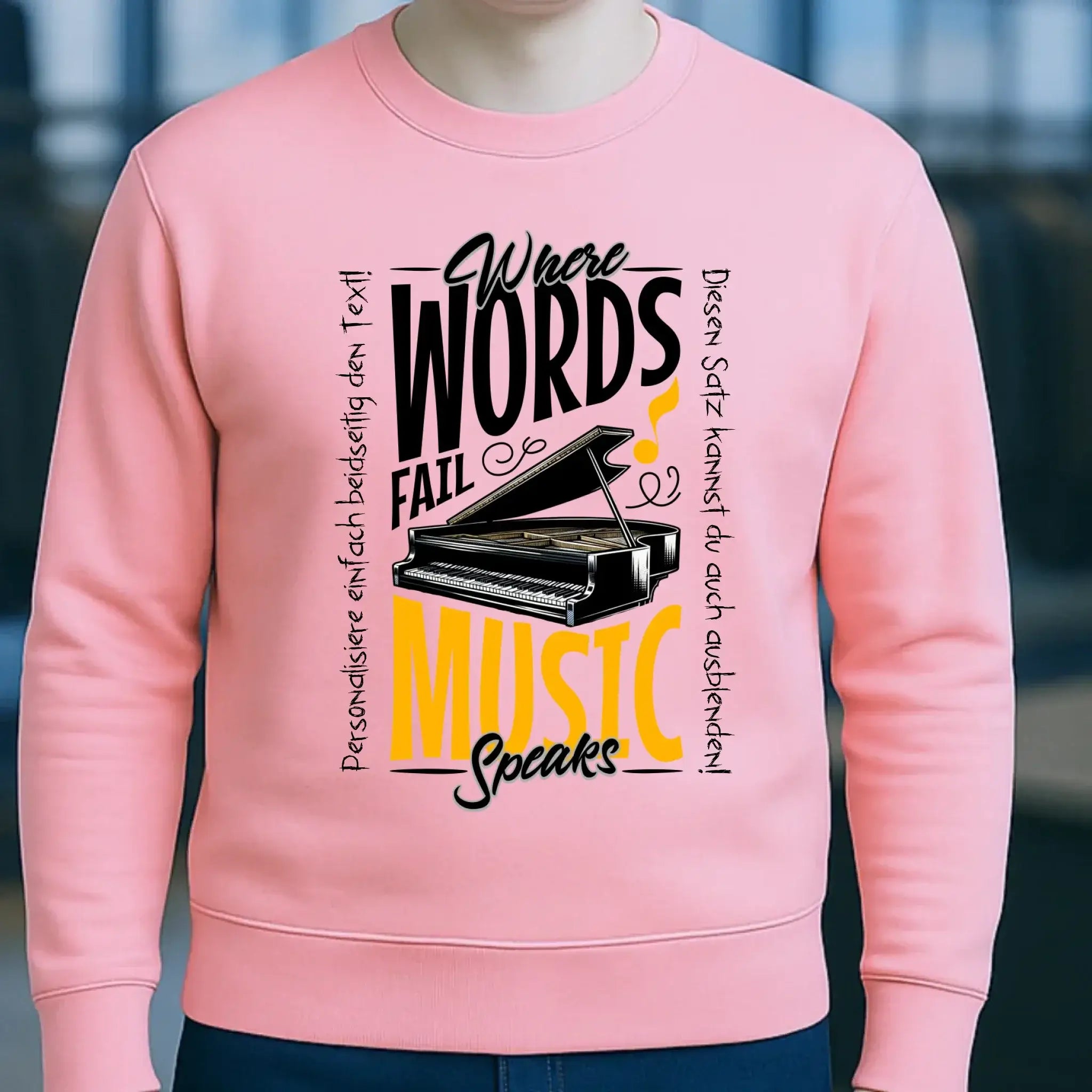 8in1-Kollektion: Music speaks + Wunschtext • personalisiert • diverse Artikel