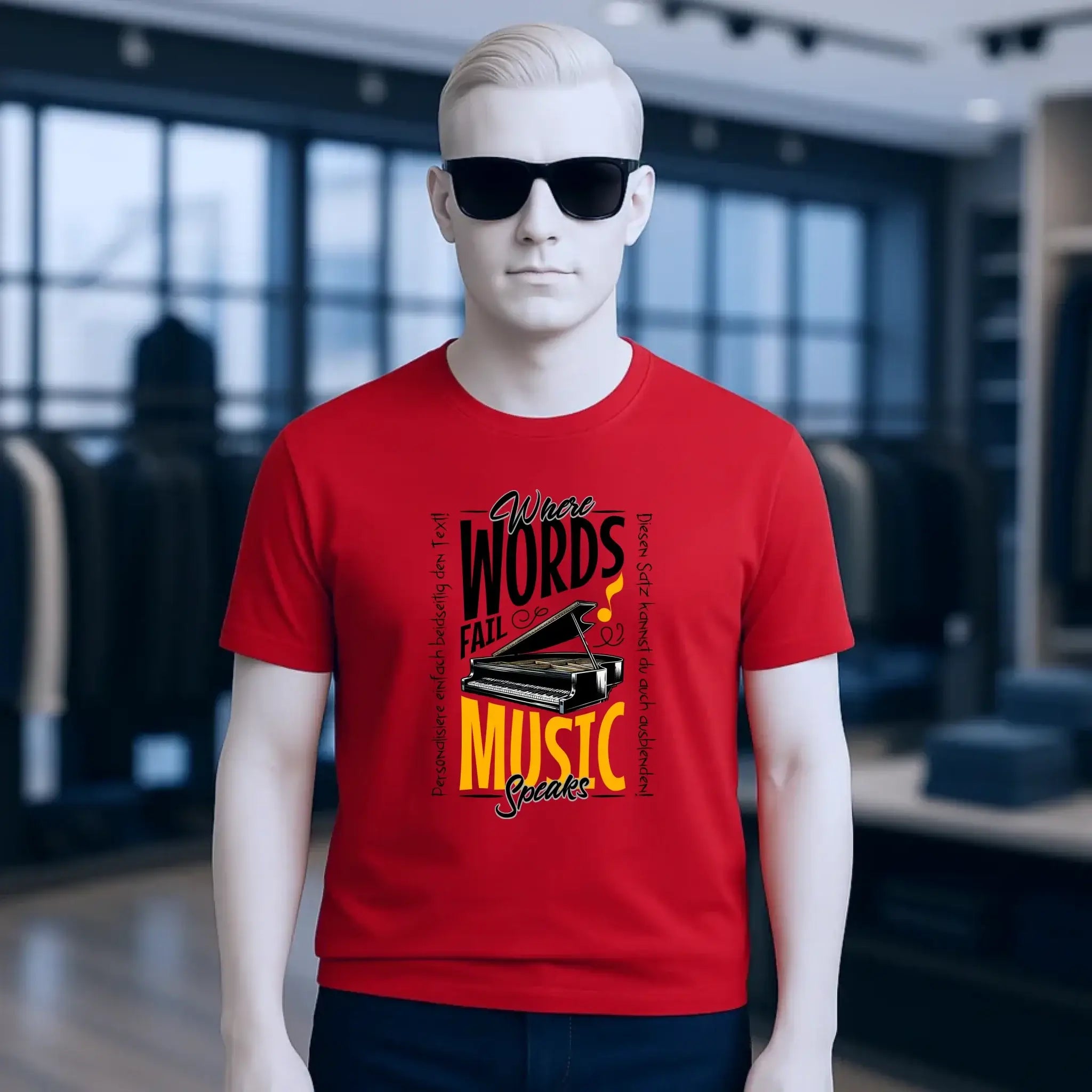 8in1-Kollektion: Music speaks + Wunschtext • personalisiert • diverse Artikel
