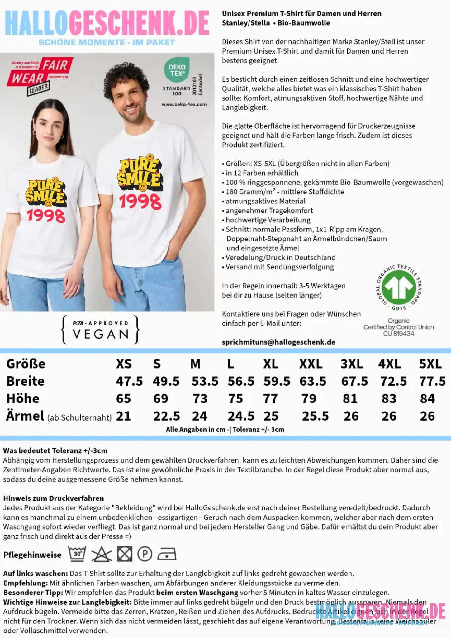 8in1-Kollektion: Pure Smile + Wunschtext • personalisiert • diverse Artikel - Customizer