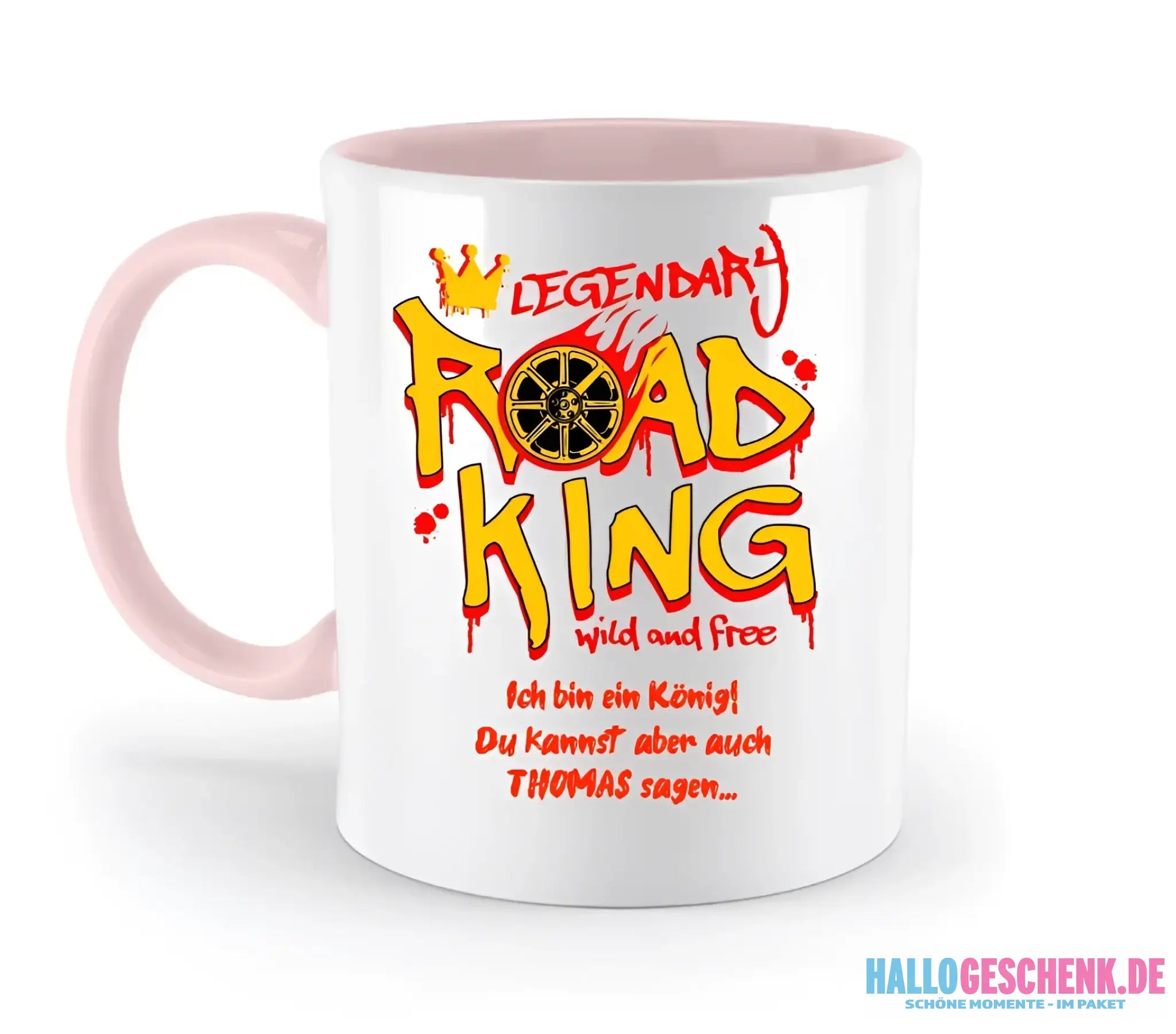 8in1-Kollektion: Road King + Wunschtext • personalisiert • diverse Artikel - Customizer