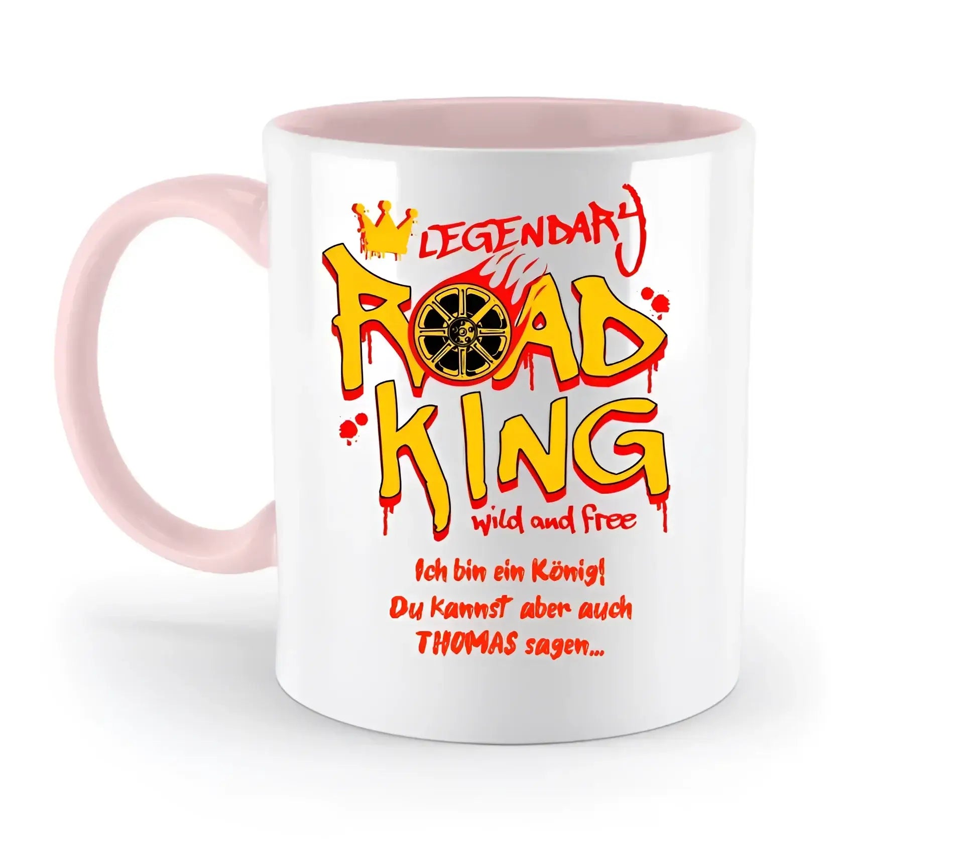 8in1-Kollektion: Road King + Wunschtext • personalisiert • diverse Artikel - Customizer