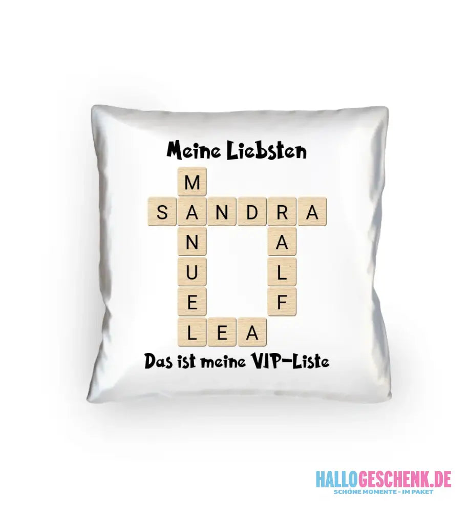 8in1-Kollektion: SCRABBLE PRO mit umfangreichen Möglichkeiten + Wunschtext • personalisiert • diverse Artikel - Kissen