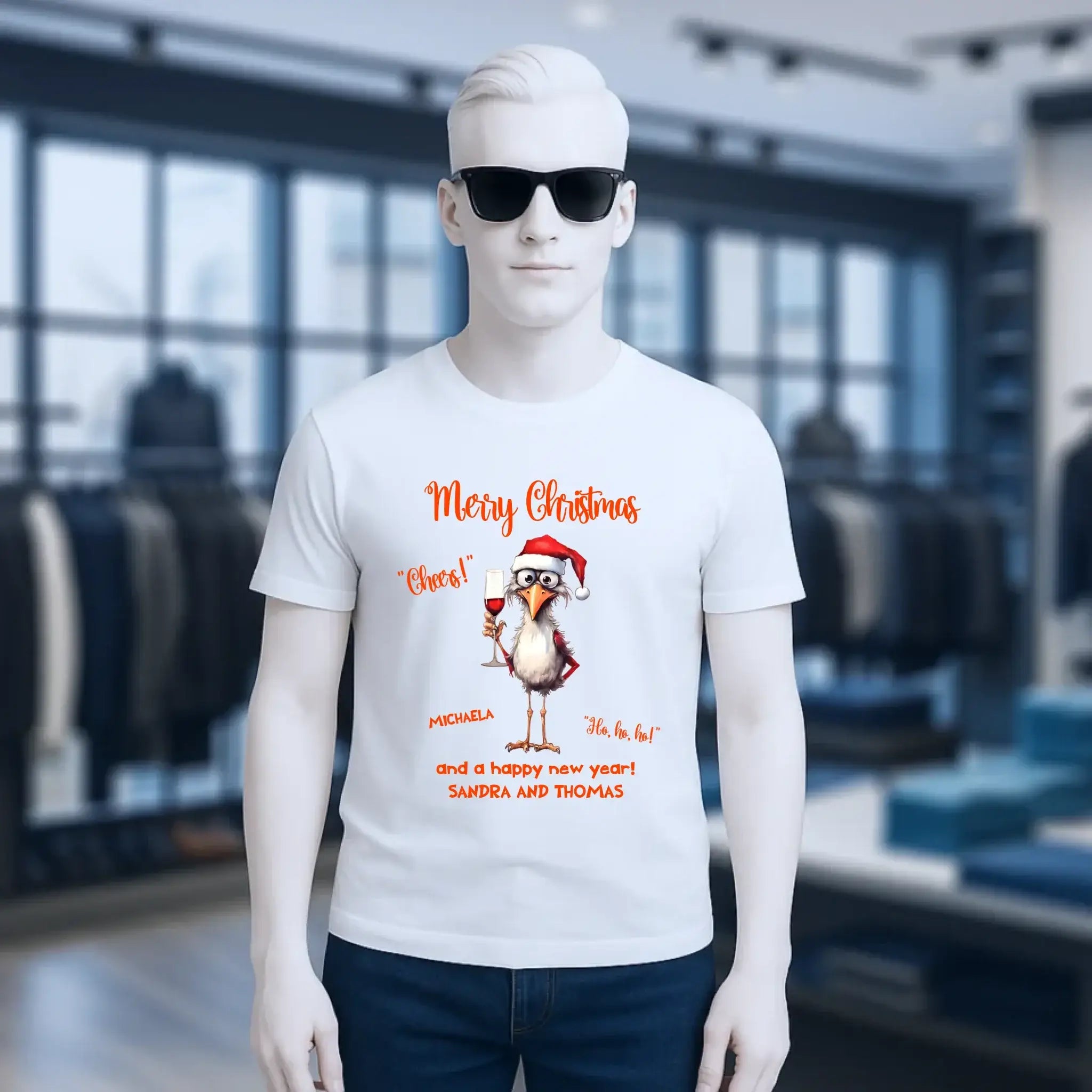 8in1-Kollektion: X-MAS Drink Ducks + Wunschtext • 6 lustige Enten-Motive zur Auswahl • personalisiert • diverse Artikel • 1-3 Enten mit Wunschnamen