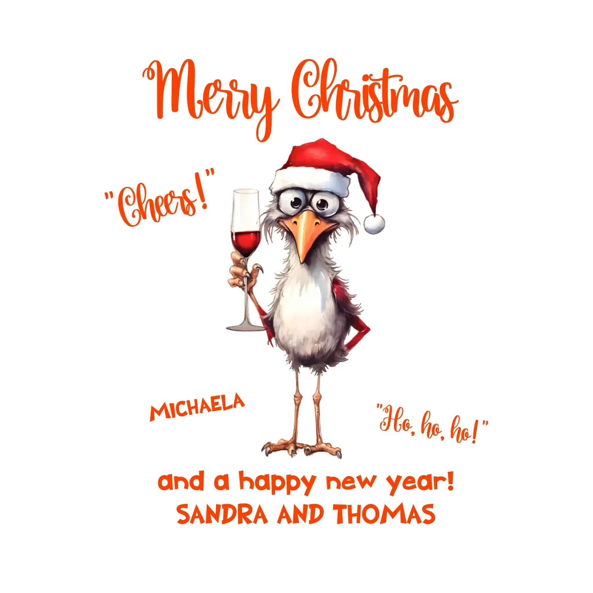 8in1-Kollektion: X-MAS Drink Ducks + Wunschtext • 6 lustige Enten-Motive zur Auswahl • personalisiert • diverse Artikel