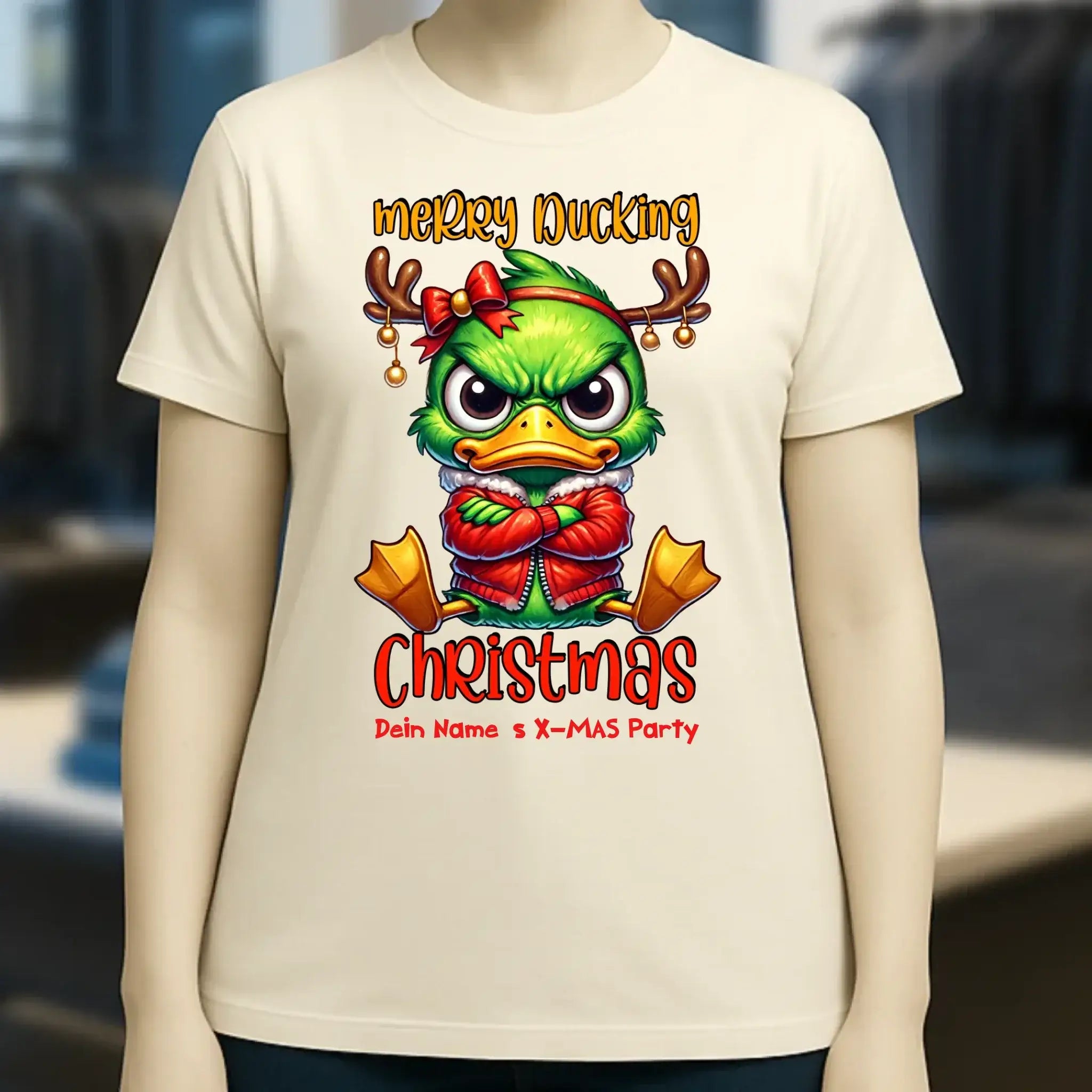 8in1-Kollektion: X-MAS Grinchmas Ducks + Wunschtext • 15 Enten-Motive zur Auswahl • personalisiert • diverse Artikel